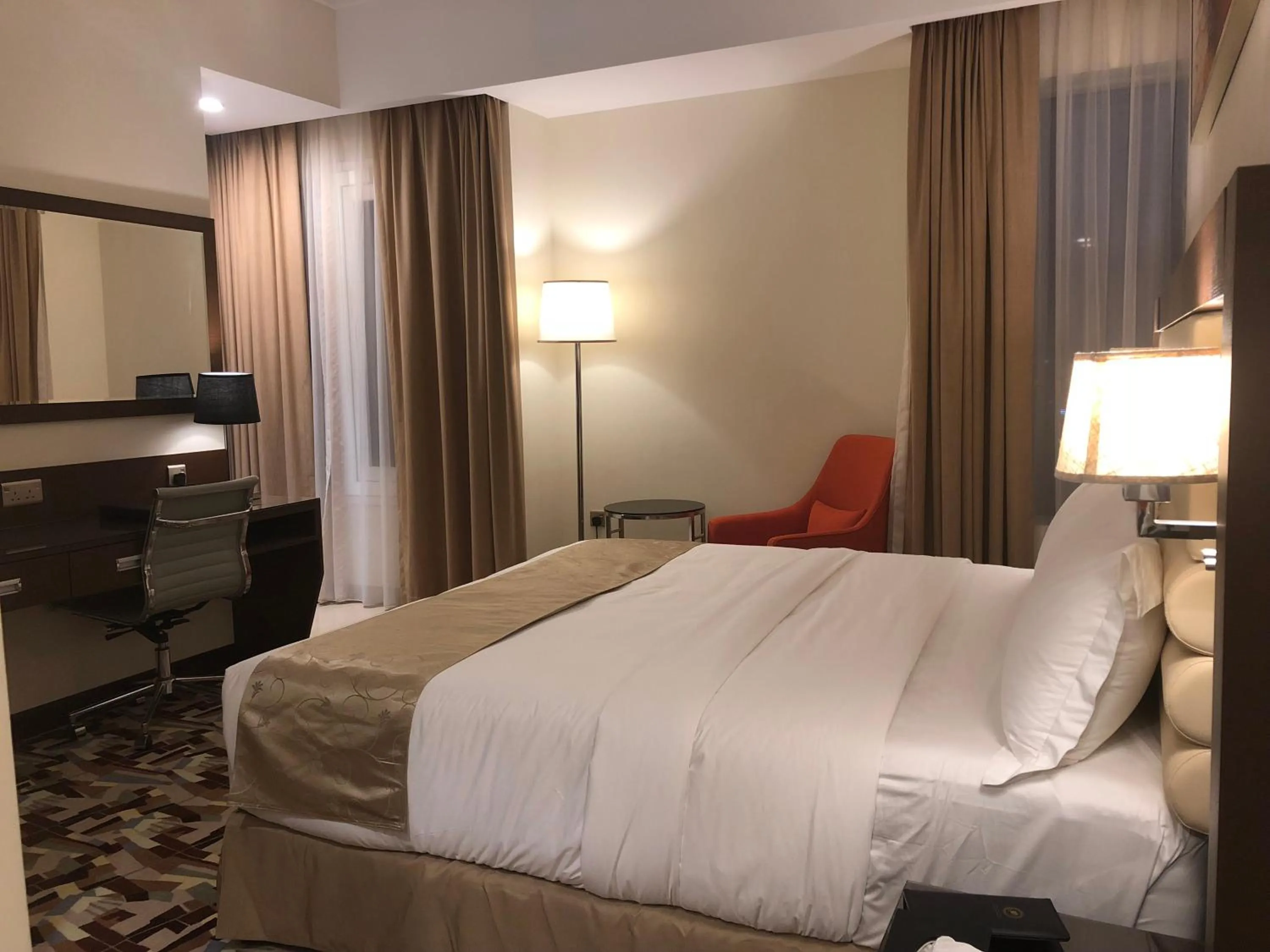 Bed in Al Murooj Grand Hotel