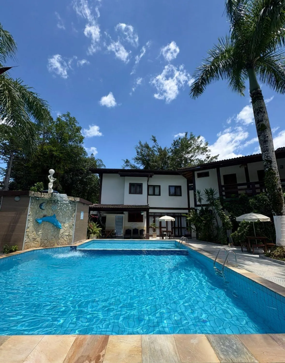 Swimming pool in Recanto Verde Praia Hotel Juquehy