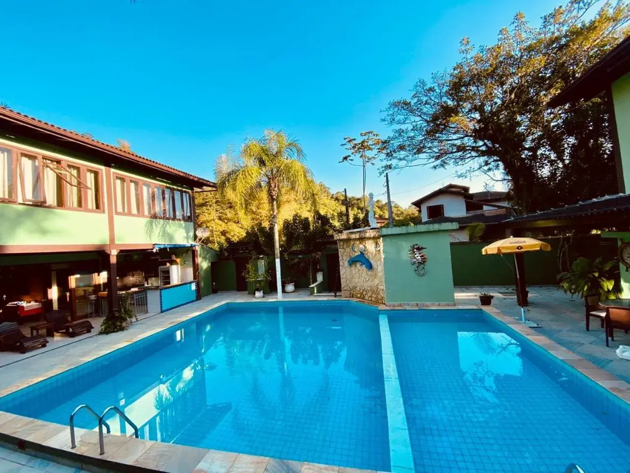 Swimming pool in Recanto Verde Praia Hotel Juquehy Swimming pool in Recanto Verde Praia Hotel Juquehy