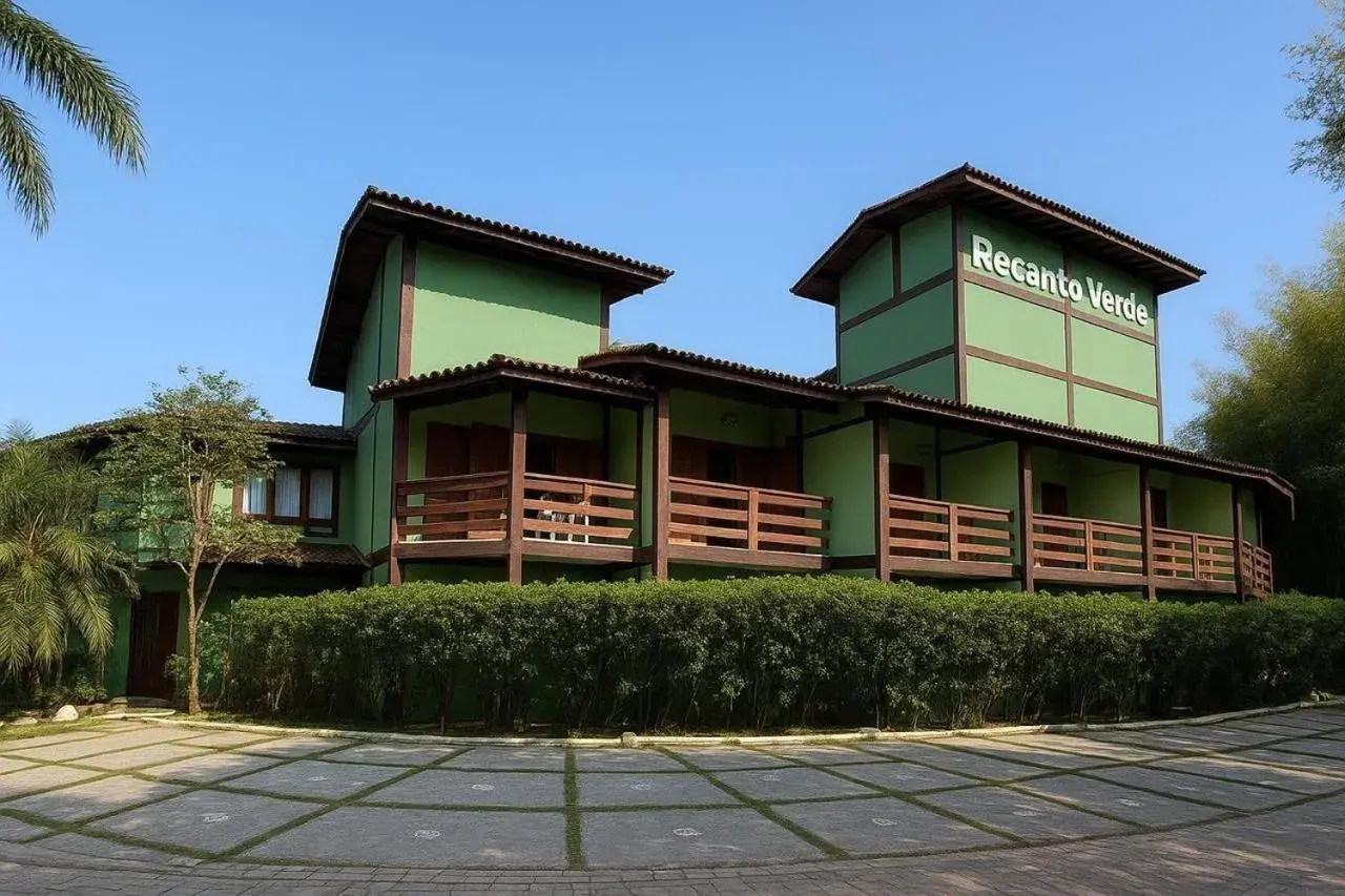 Property building in Recanto Verde Praia Hotel Juquehy Property building in Recanto Verde Praia Hotel Juquehy