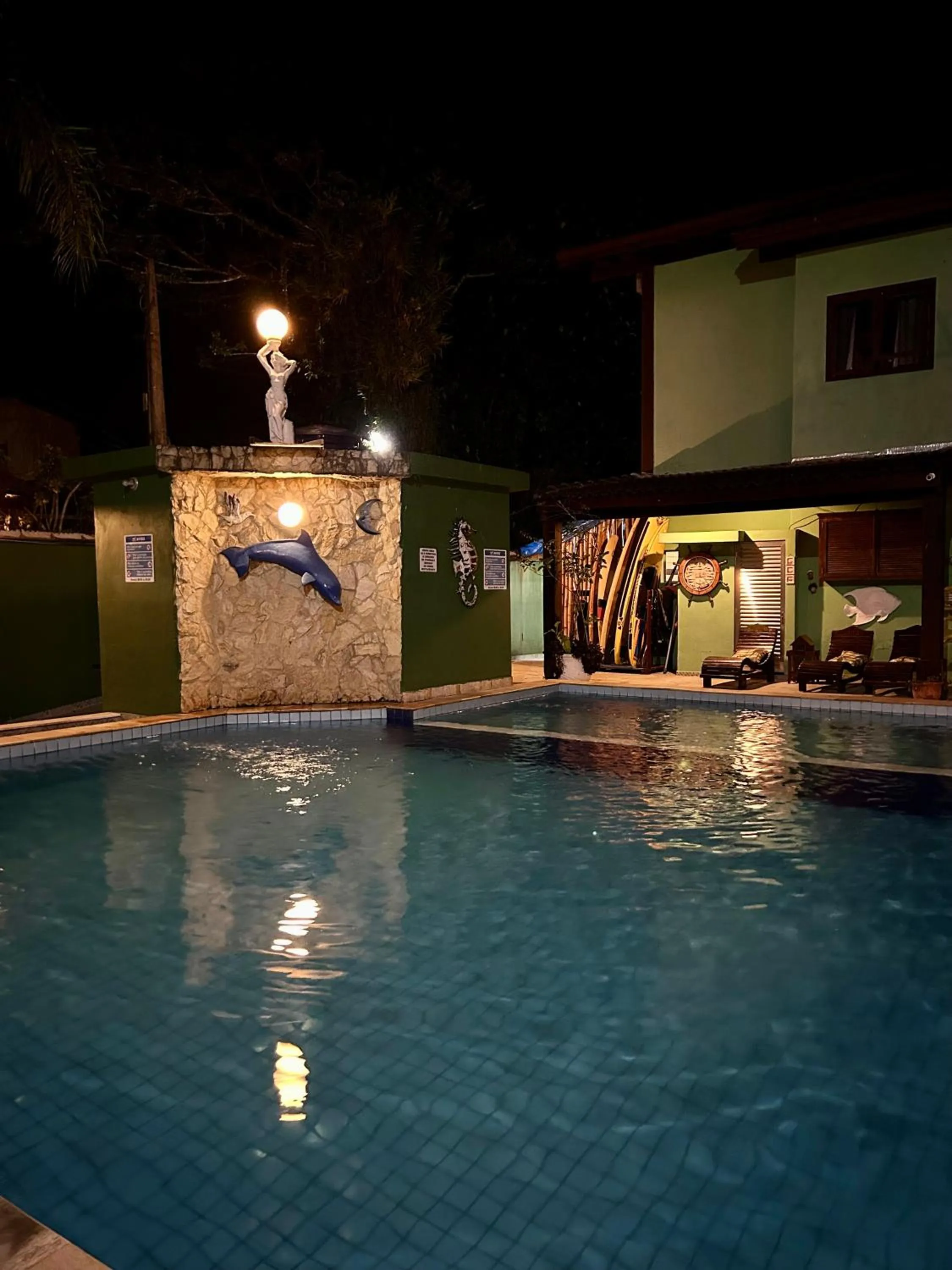 Swimming pool in Recanto Verde Praia Hotel Juquehy