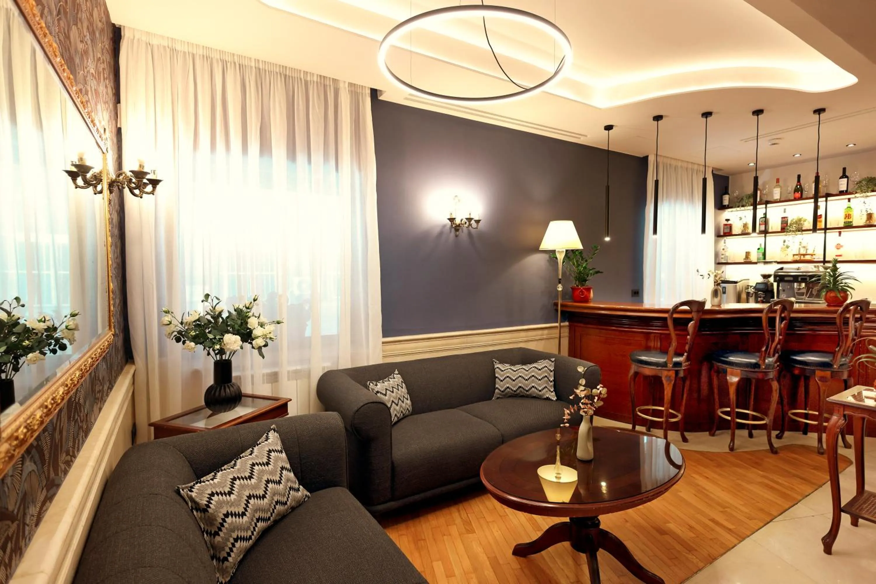 Seating area in Zeus Essence Bucharest Opera