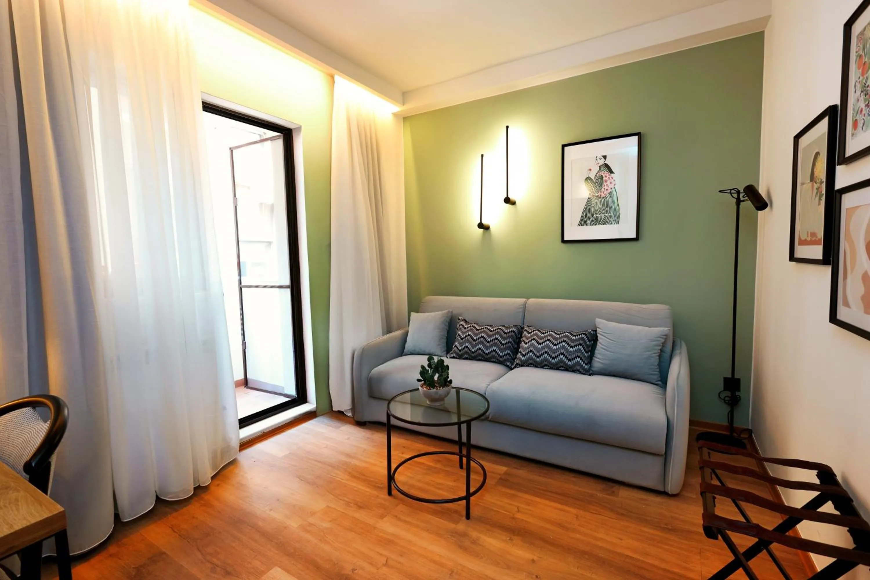 Seating area in Zeus Essence Bucharest Opera