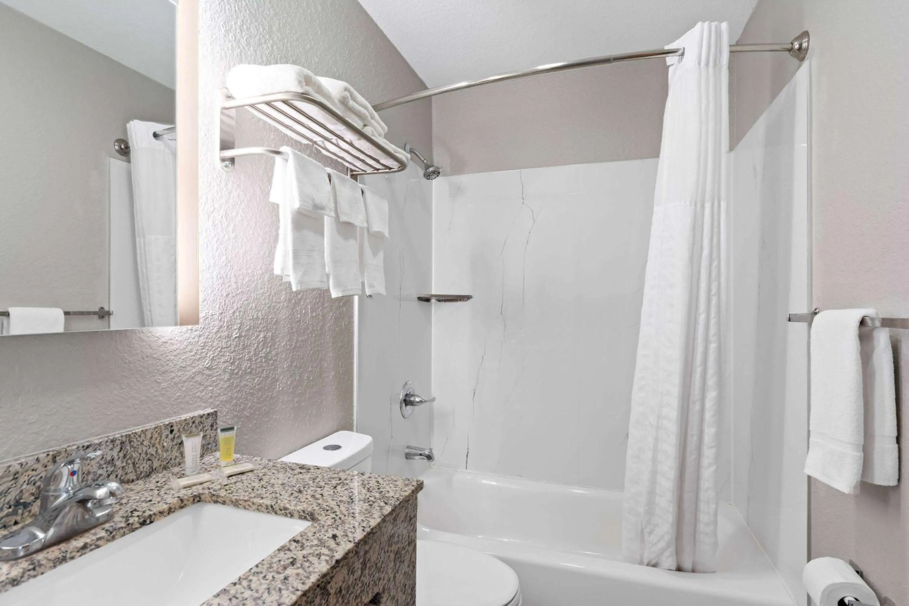 Bathroom in Super 8 by Wyndham Elizabethtown