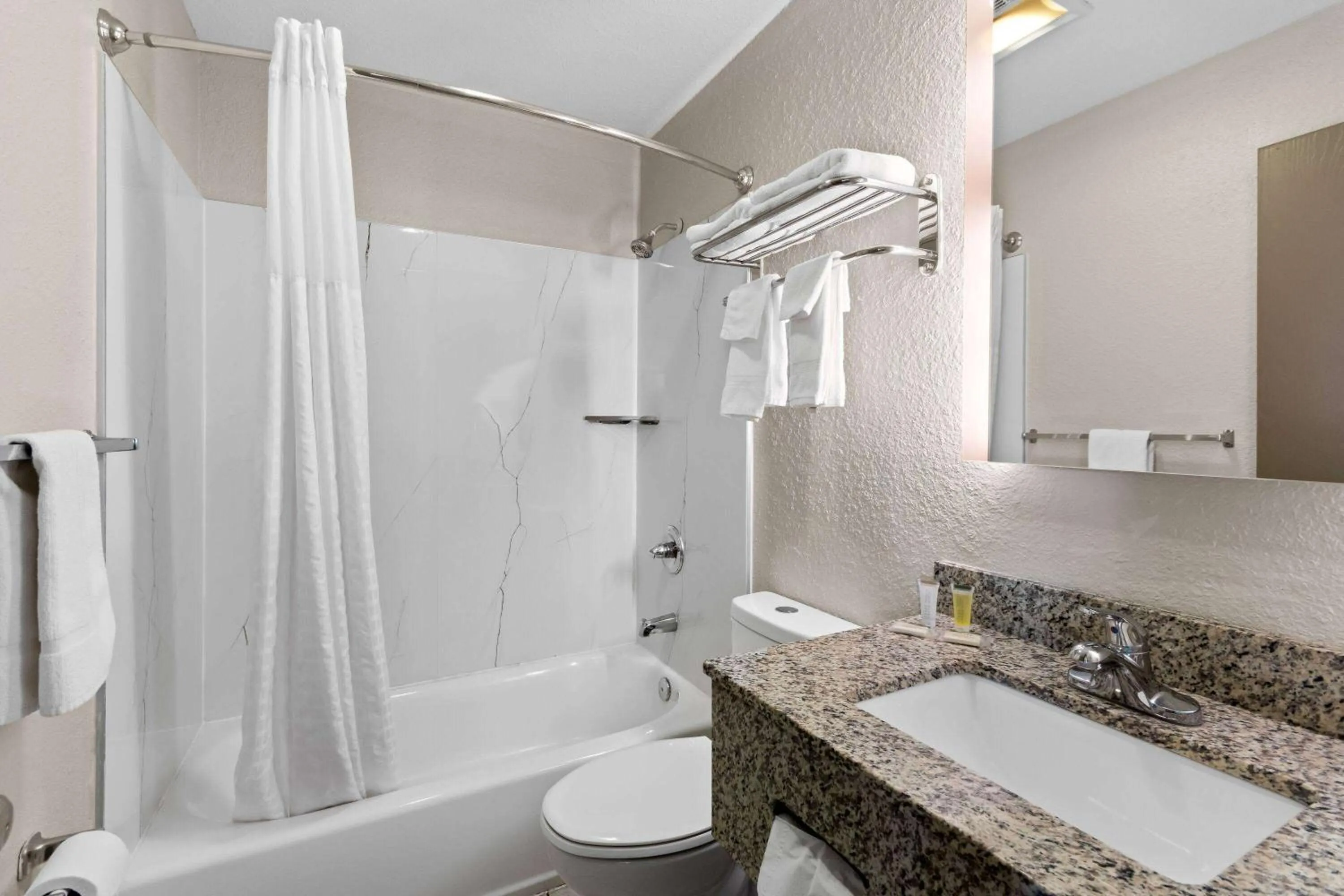 Bathroom in Super 8 by Wyndham Elizabethtown