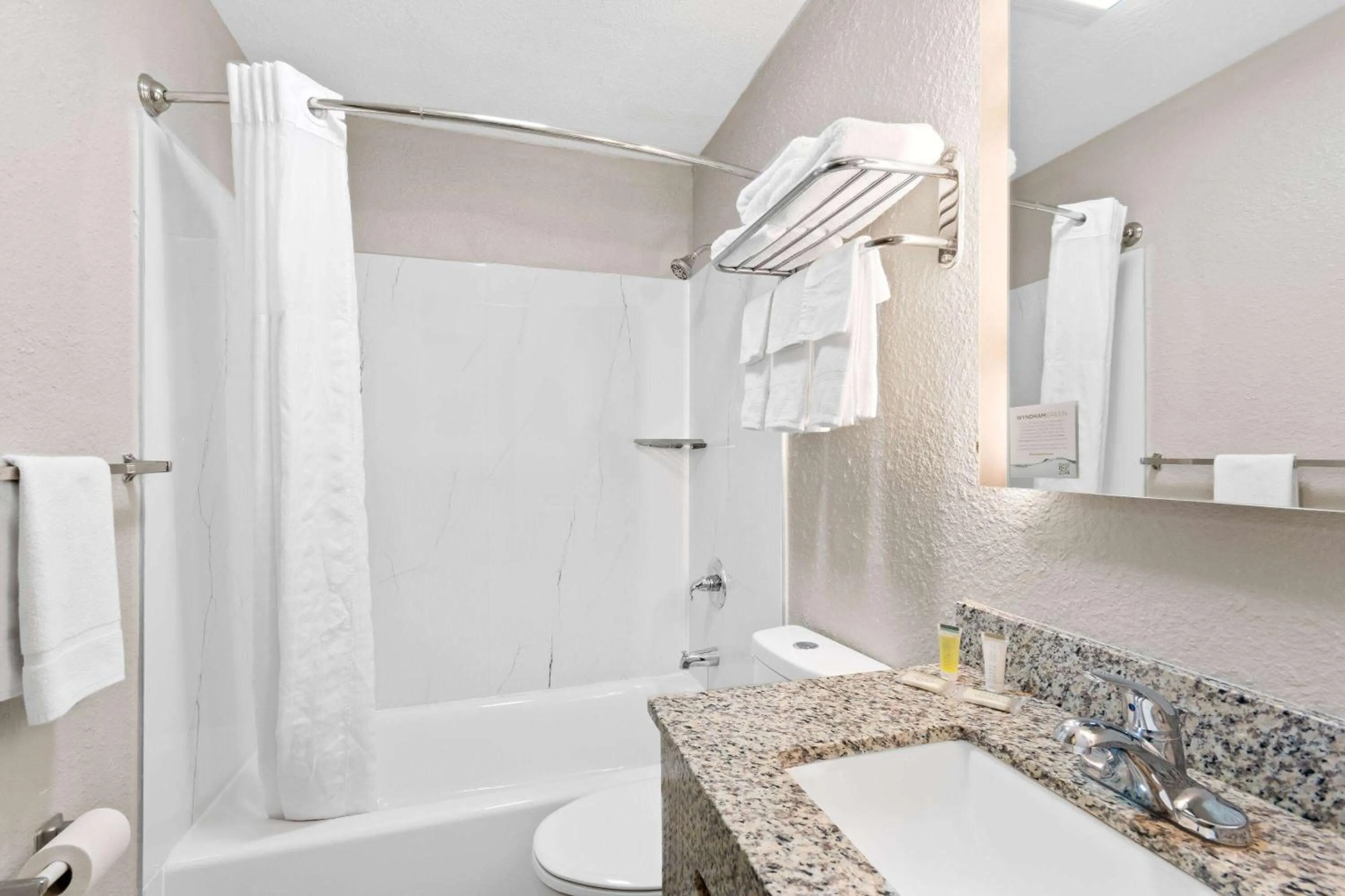 Bathroom in Super 8 by Wyndham Elizabethtown