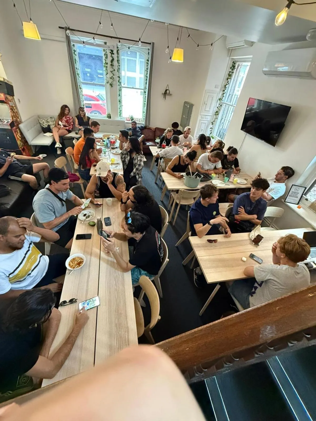 Dinner in Tequila Sunrise Hostel Adelaide