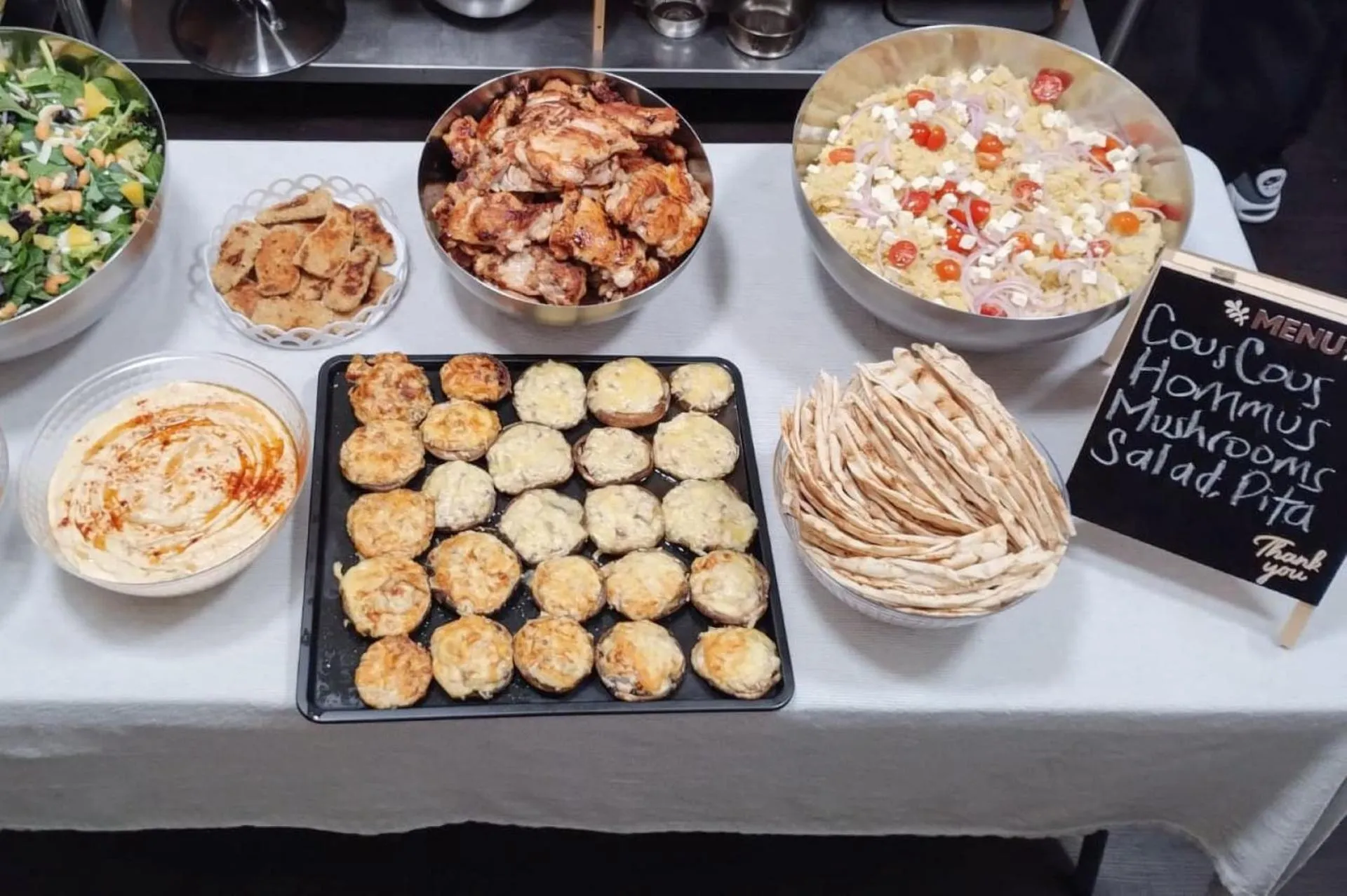 Dinner in Tequila Sunrise Hostel Adelaide