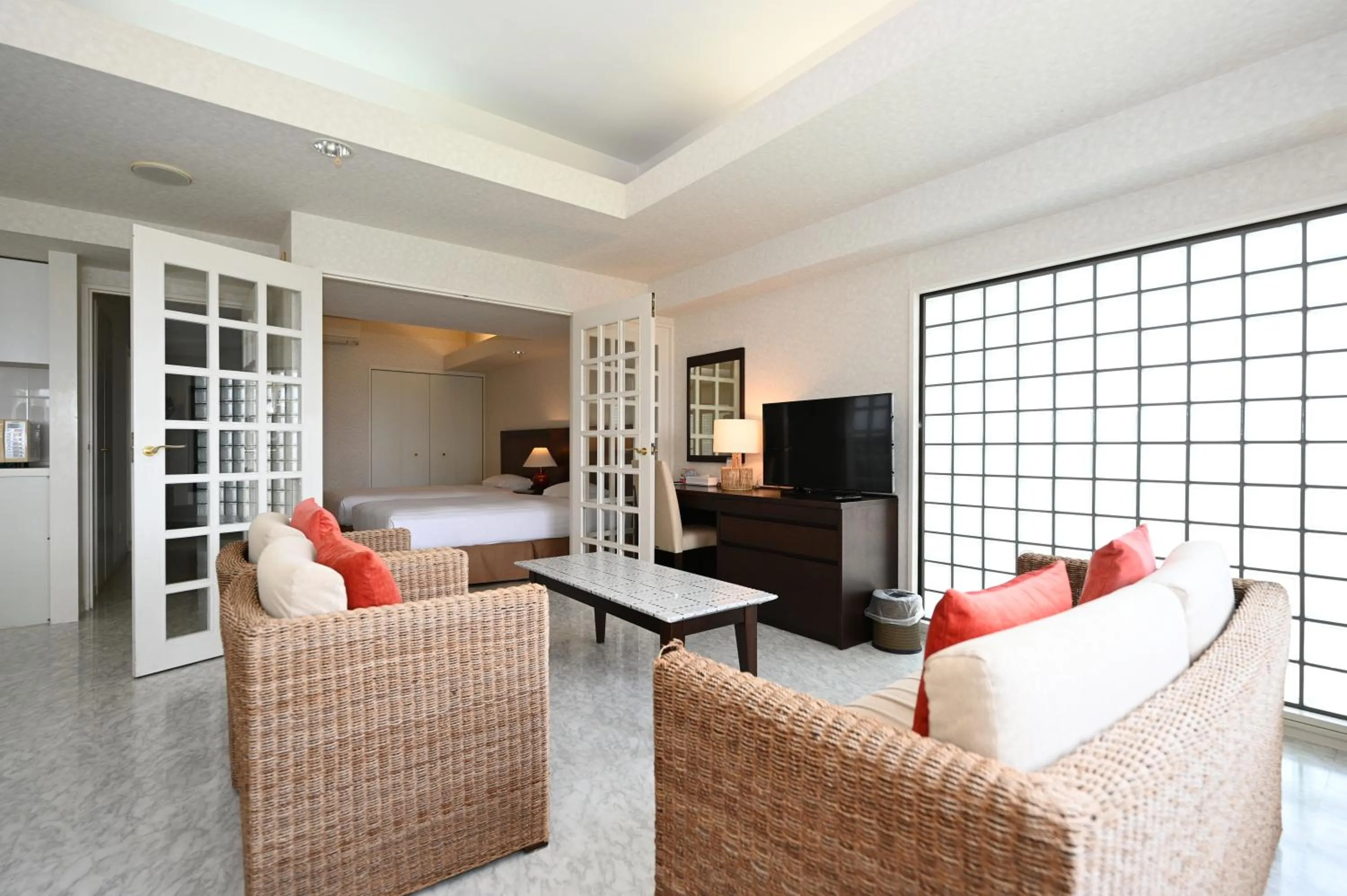 Living room in Hotel Royal Marine Palace Ishigakijima