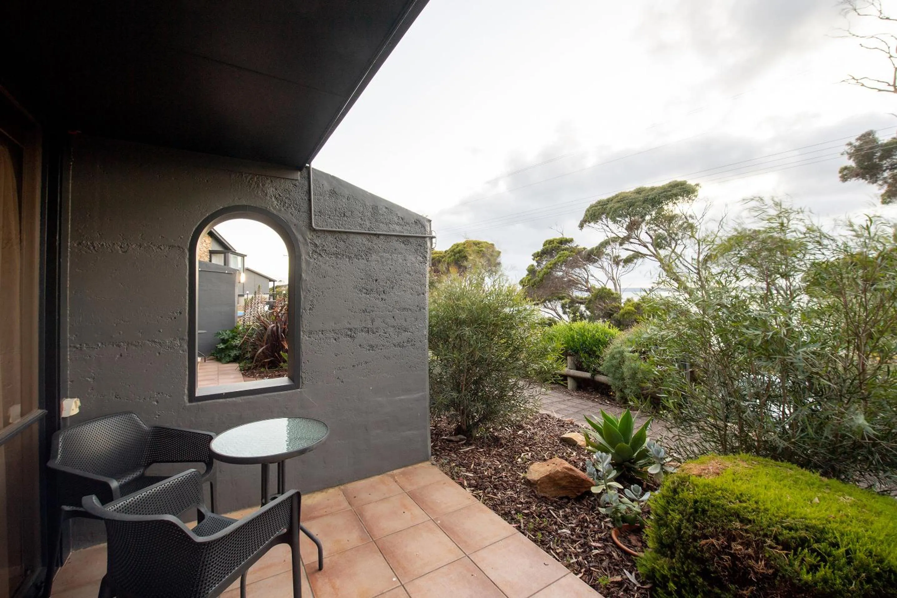 Patio in Mercure Kangaroo Island Lodge