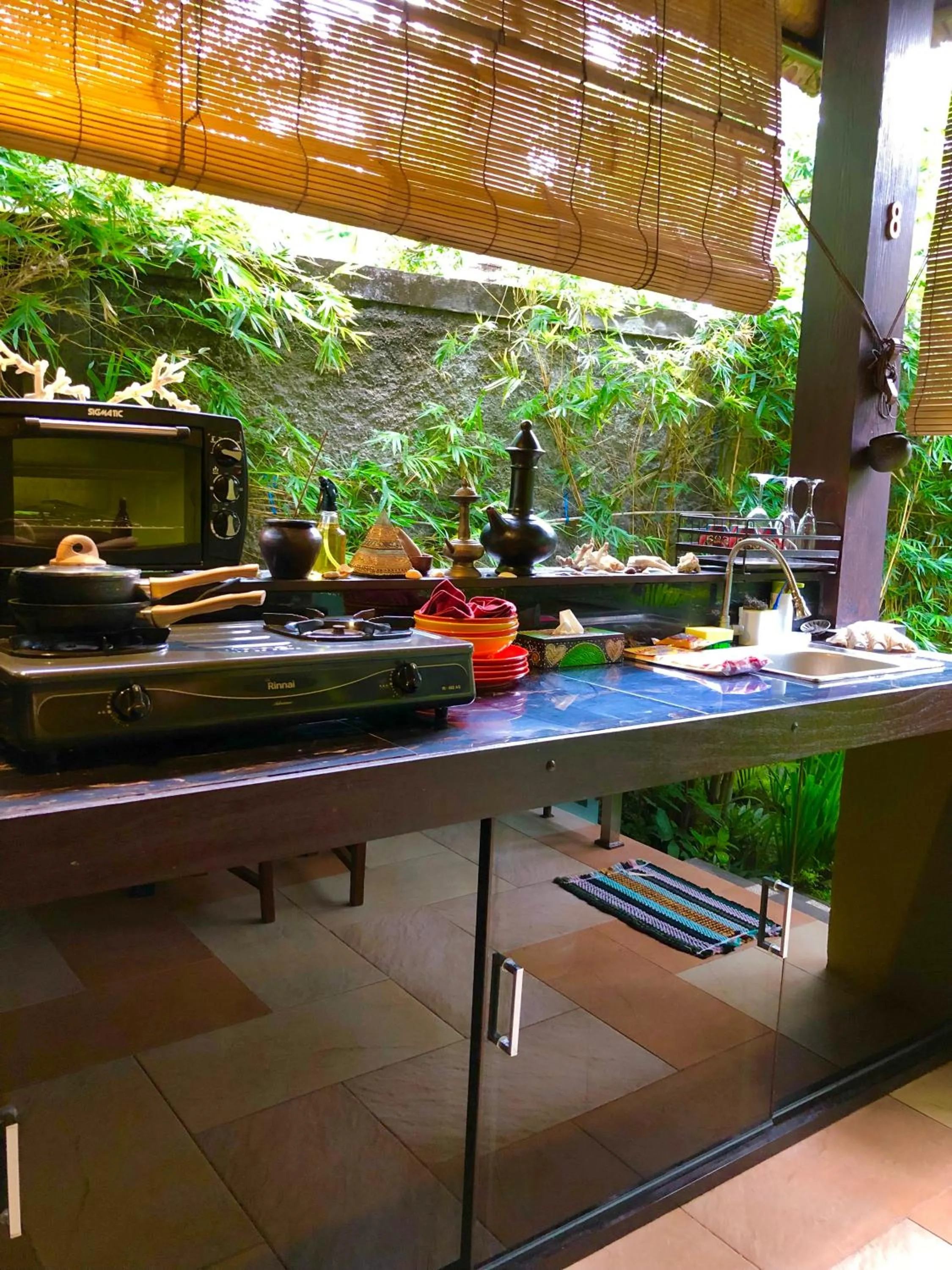 Kitchen or kitchenette in Arco Iris Boutique Hotel & Restaurant