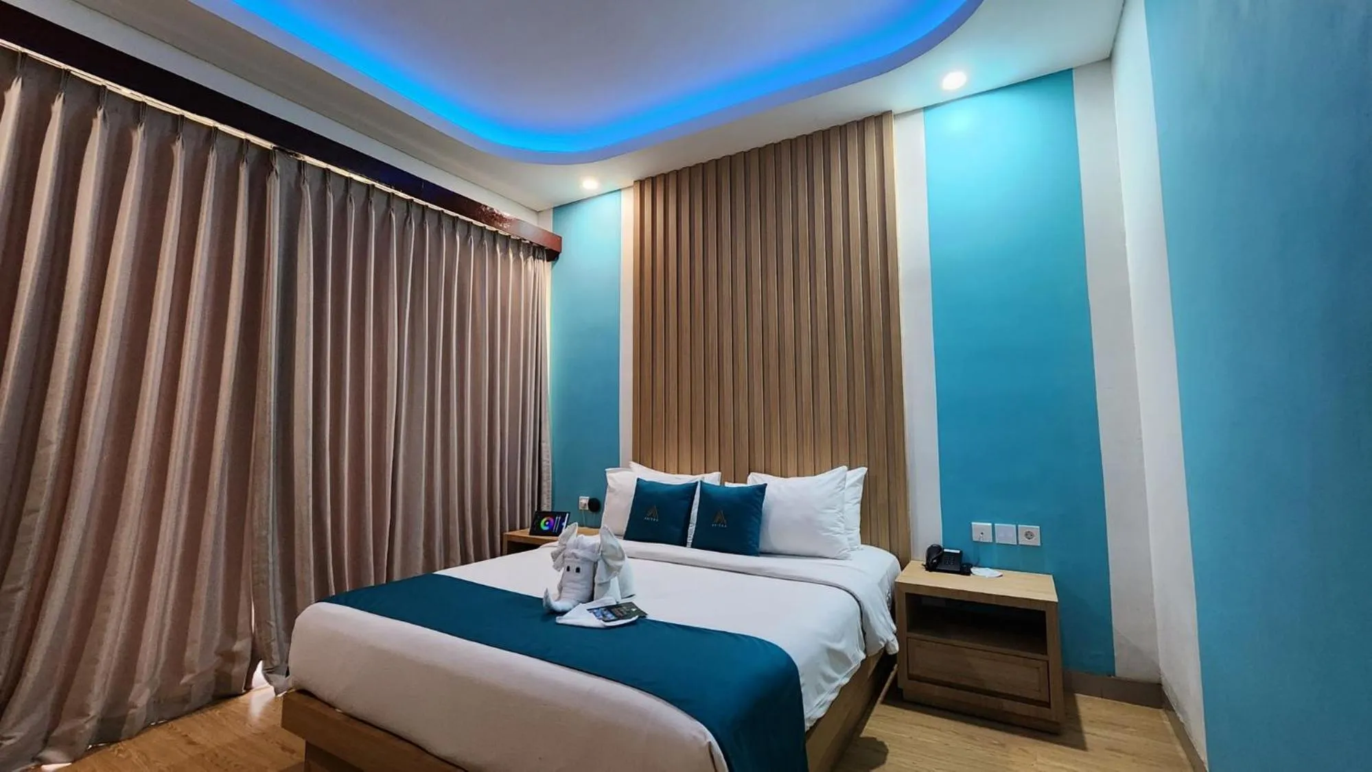Bed in ABISHA Hotel Sanur