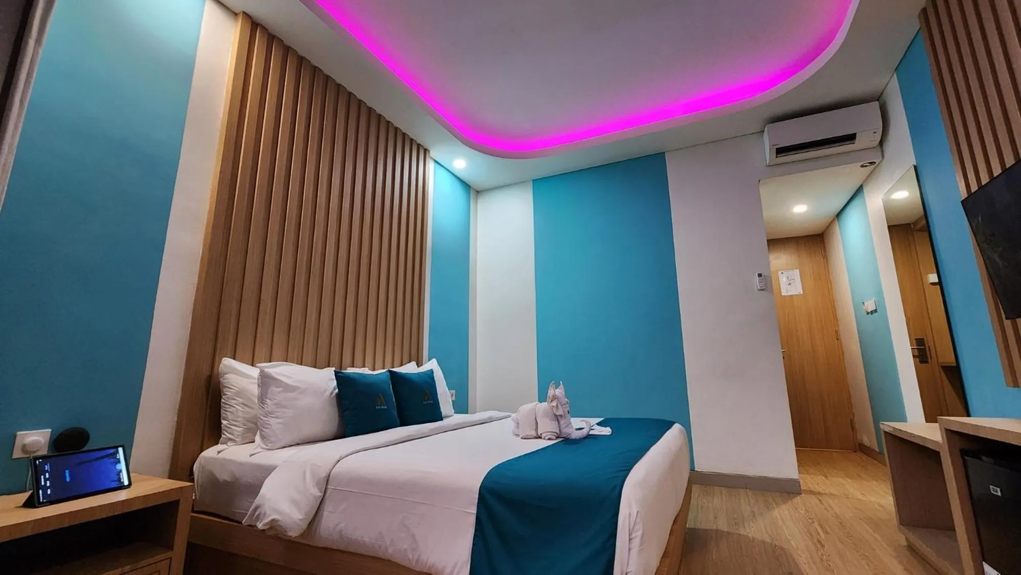Bed in ABISHA Hotel Sanur
