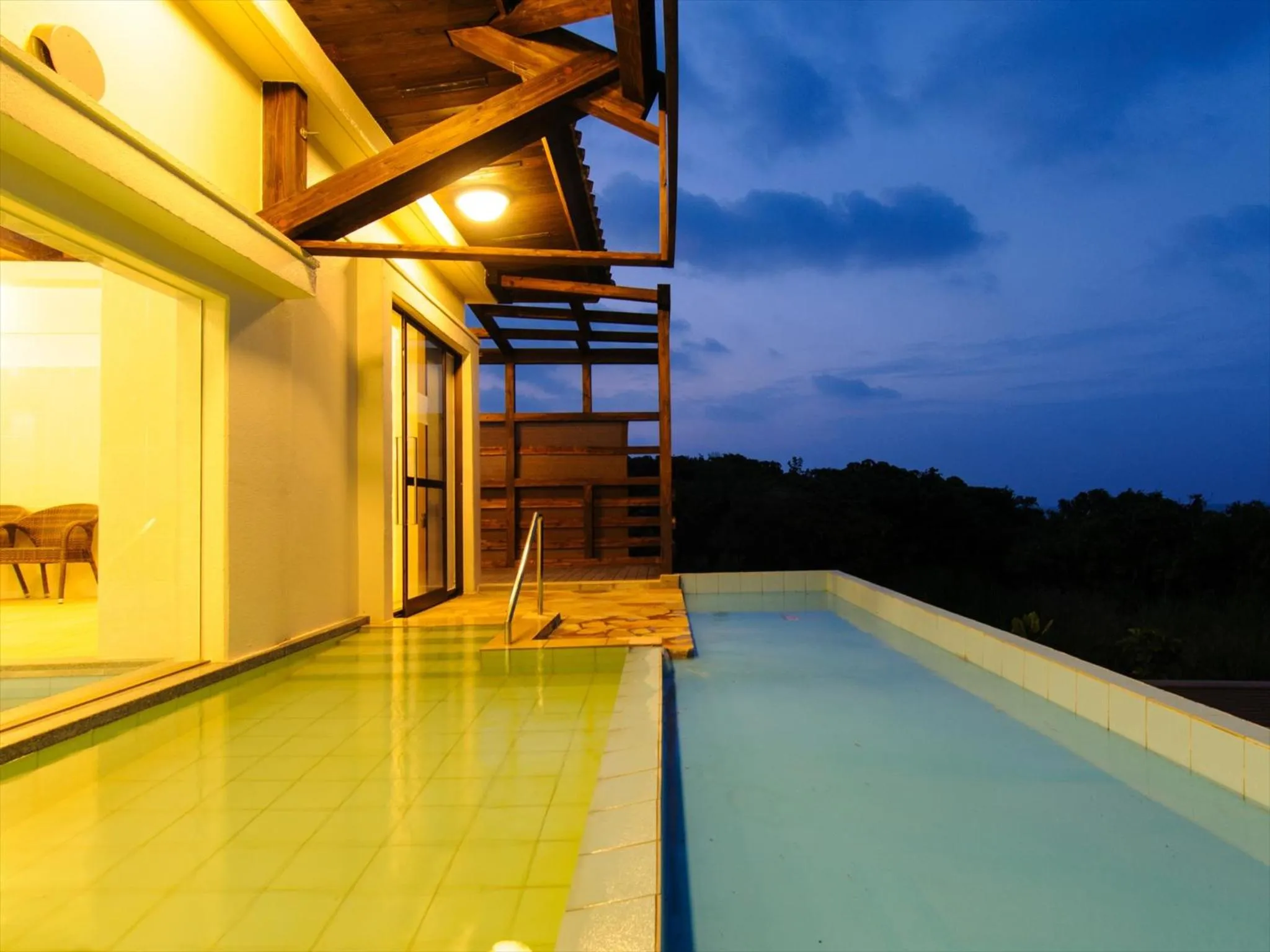 Hot Spring Bath in Hotel La Teada Iriomote