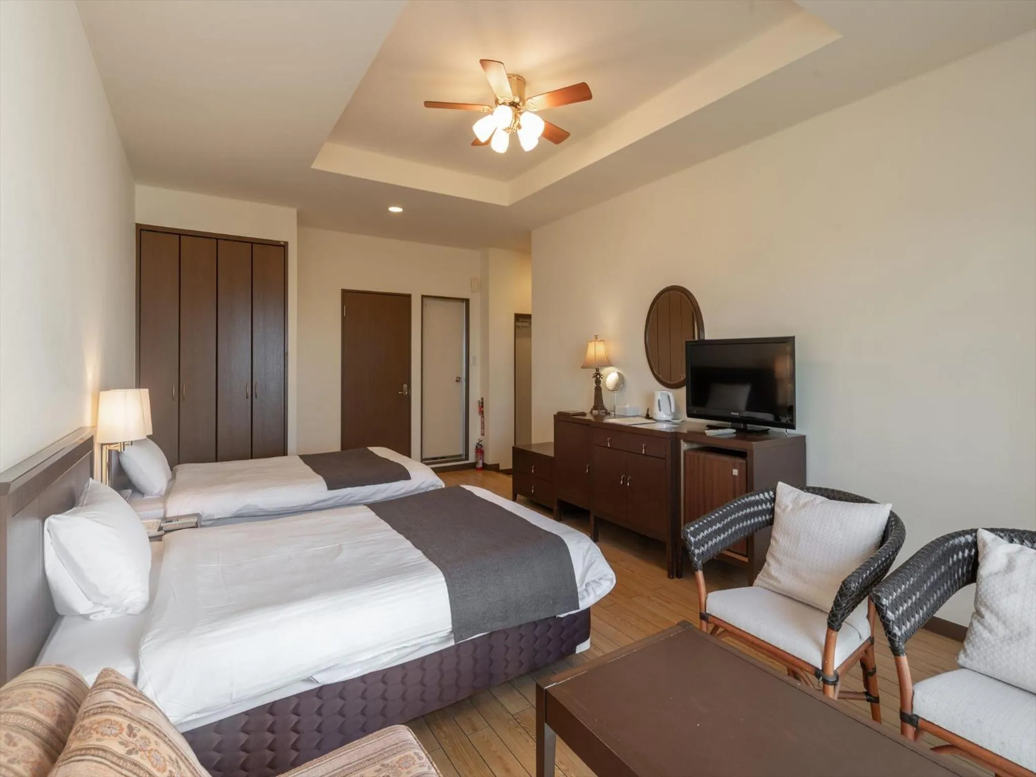 Bed in Hotel La Teada Iriomote