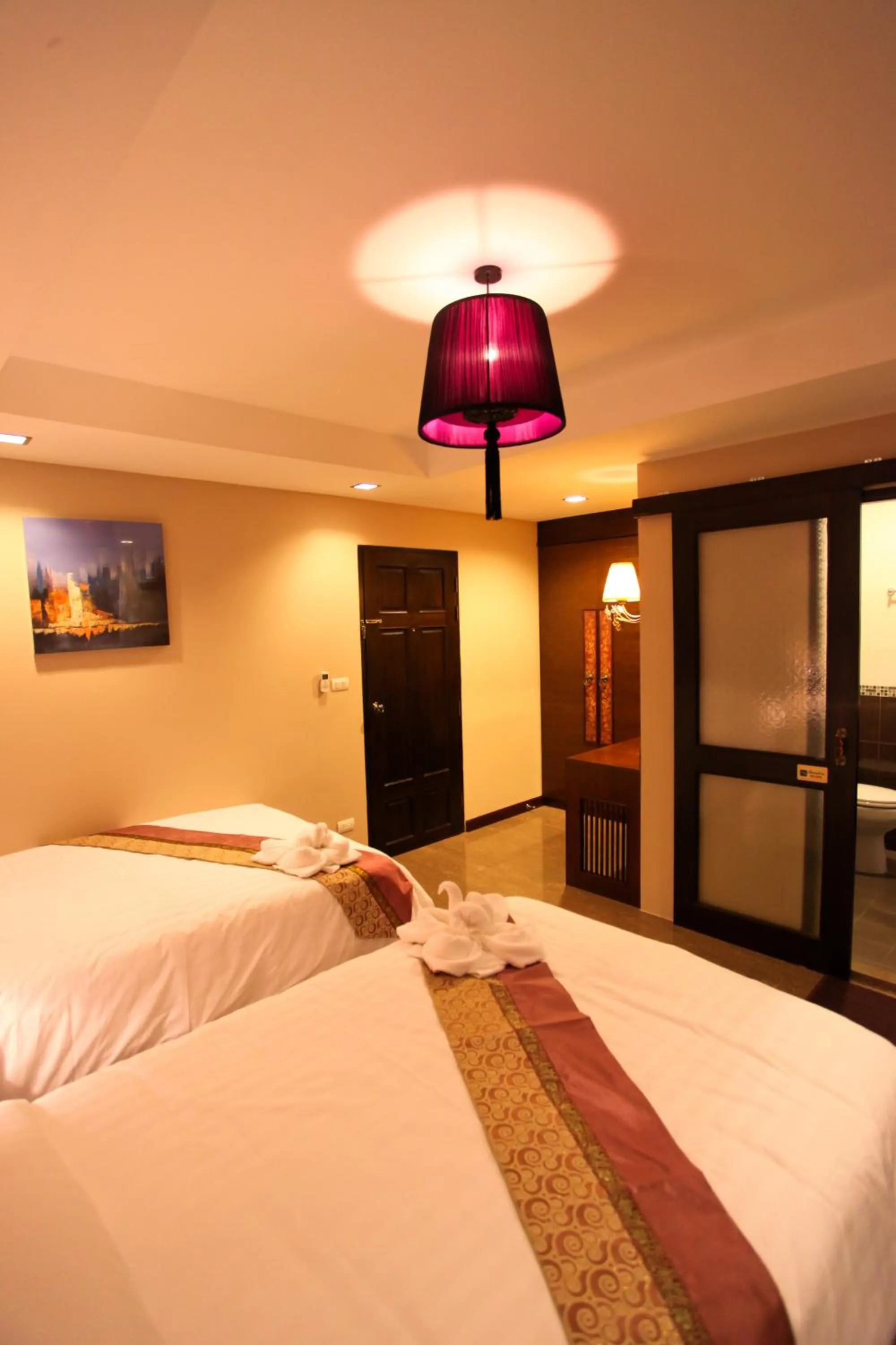 Photo of the whole room, Bed in At Home At Chiang Mai