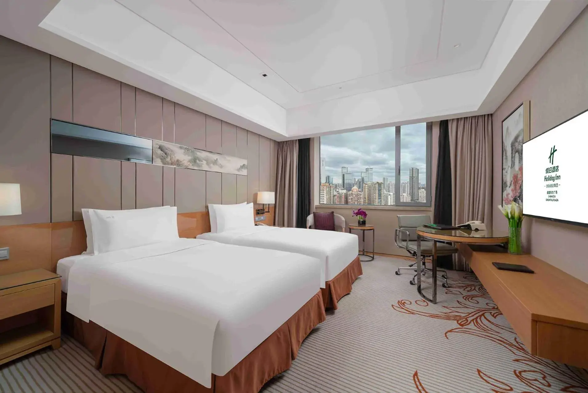 Bedroom, Bed in Holiday Inn Chengdu Oriental Plaza Bedroom, Bed in Holiday Inn Chengdu Oriental Plaza