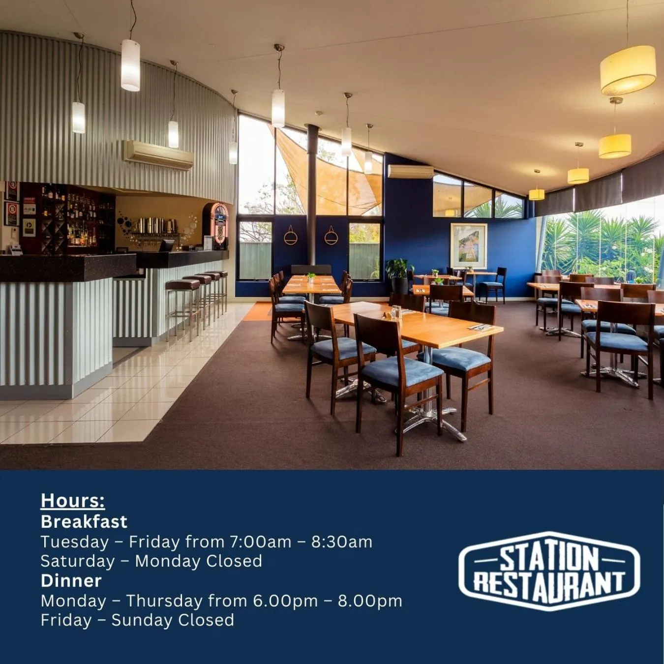 Restaurant/places to eat in Station Motel