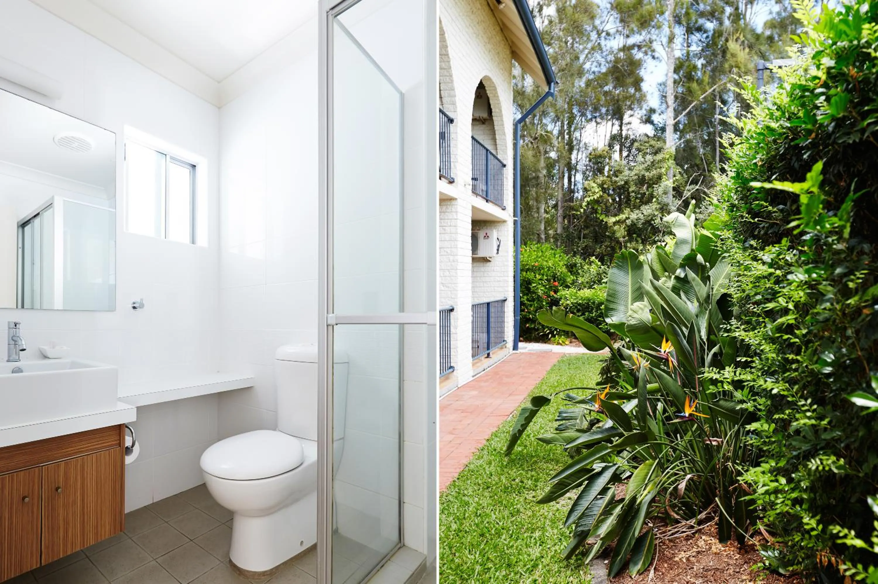 Bathroom in Bay Beach Motel