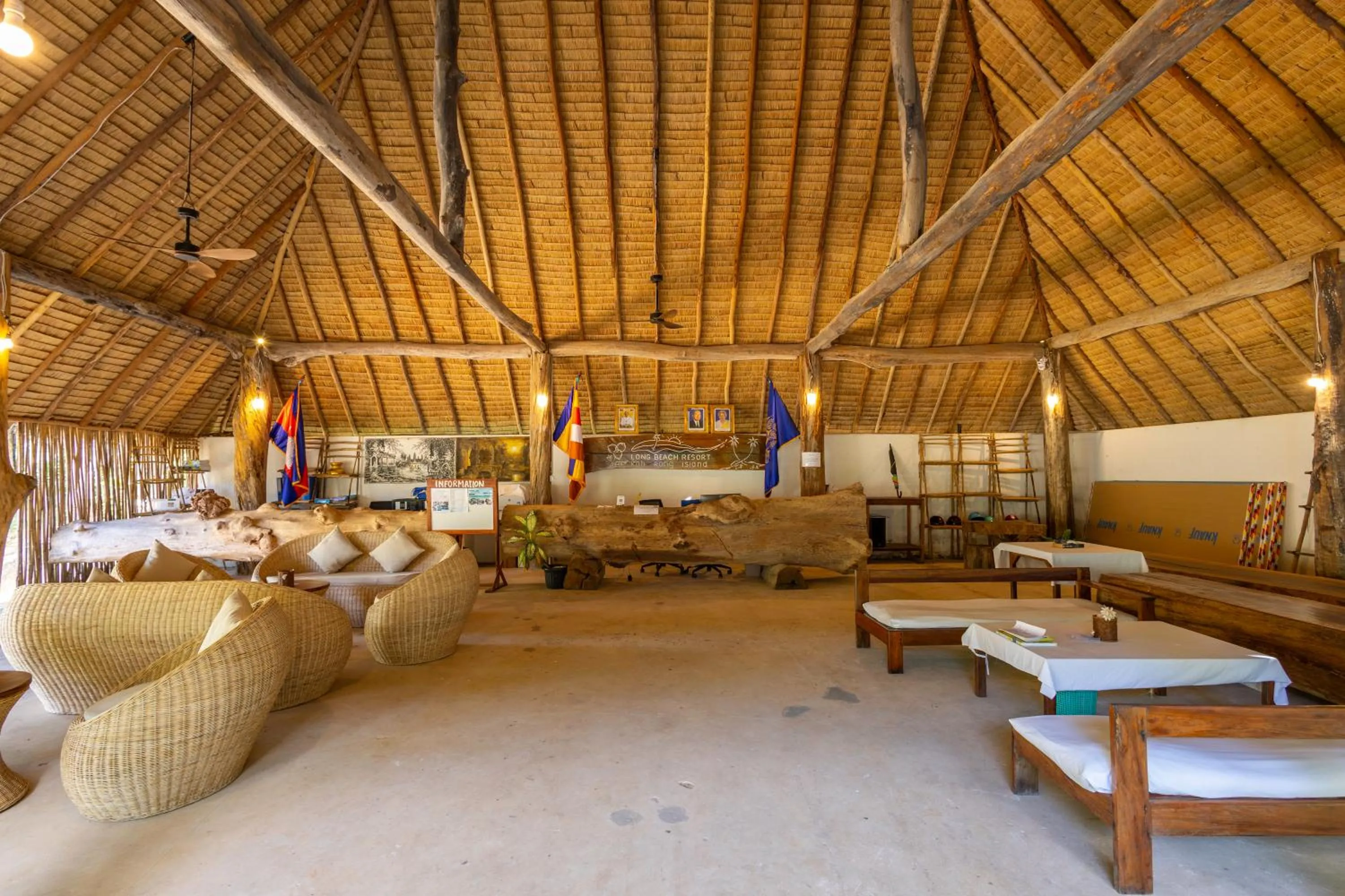 Lobby or reception, Bed in Long Beach Resort Koh Rong
