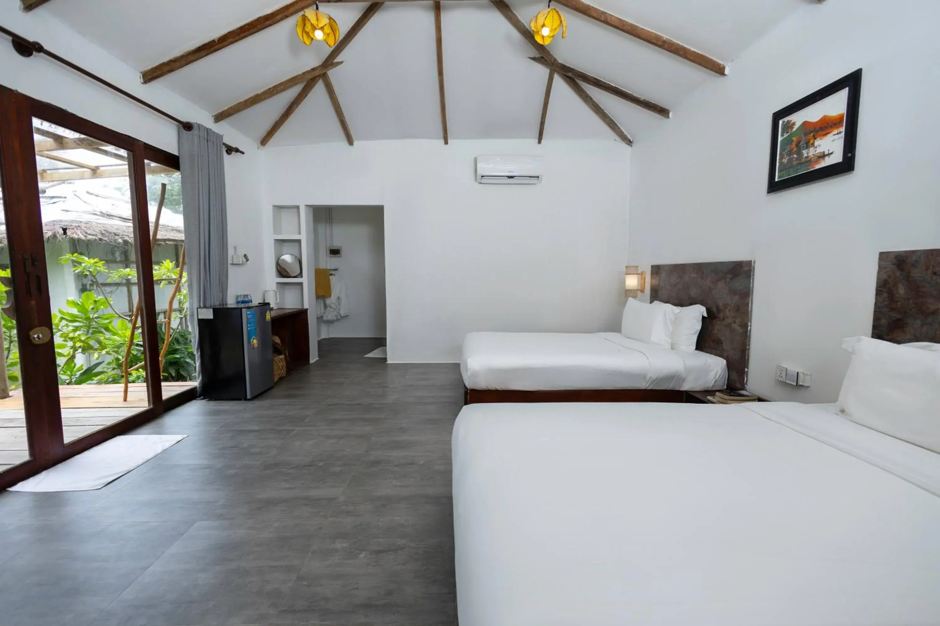 Bedroom, Bed in Long Beach Resort Koh Rong Bedroom, Bed in Long Beach Resort Koh Rong