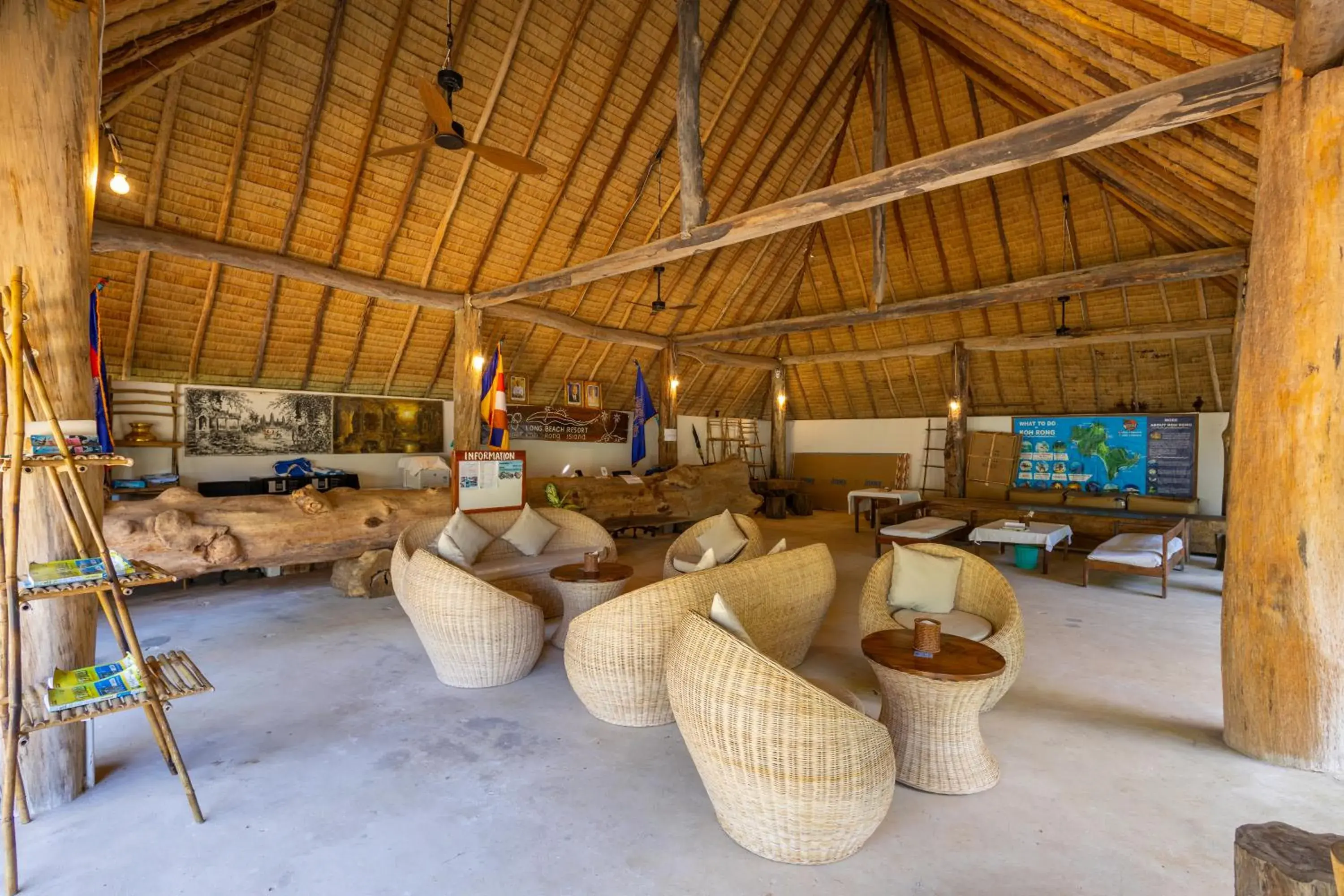 Lobby or reception in Long Beach Resort Koh Rong Lobby or reception in Long Beach Resort Koh Rong