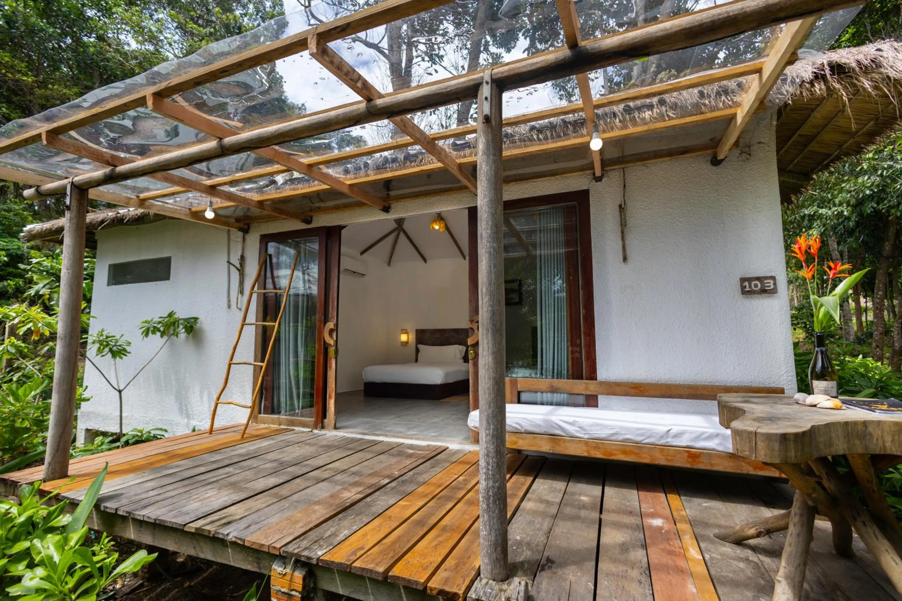 Balcony/Terrace in Long Beach Resort Koh Rong