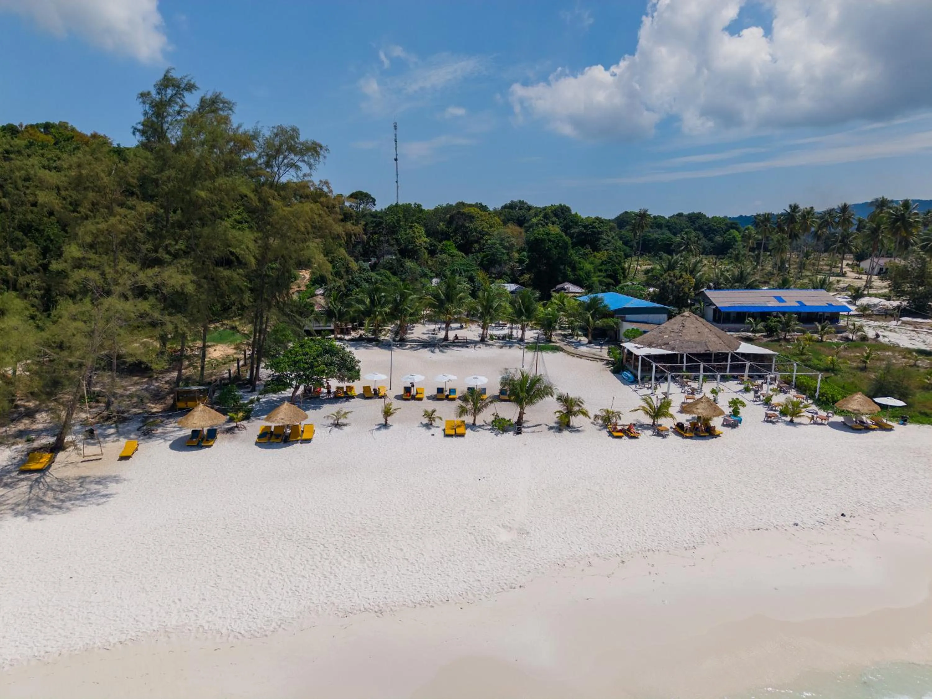 Bird's eye view in Long Beach Resort Koh Rong