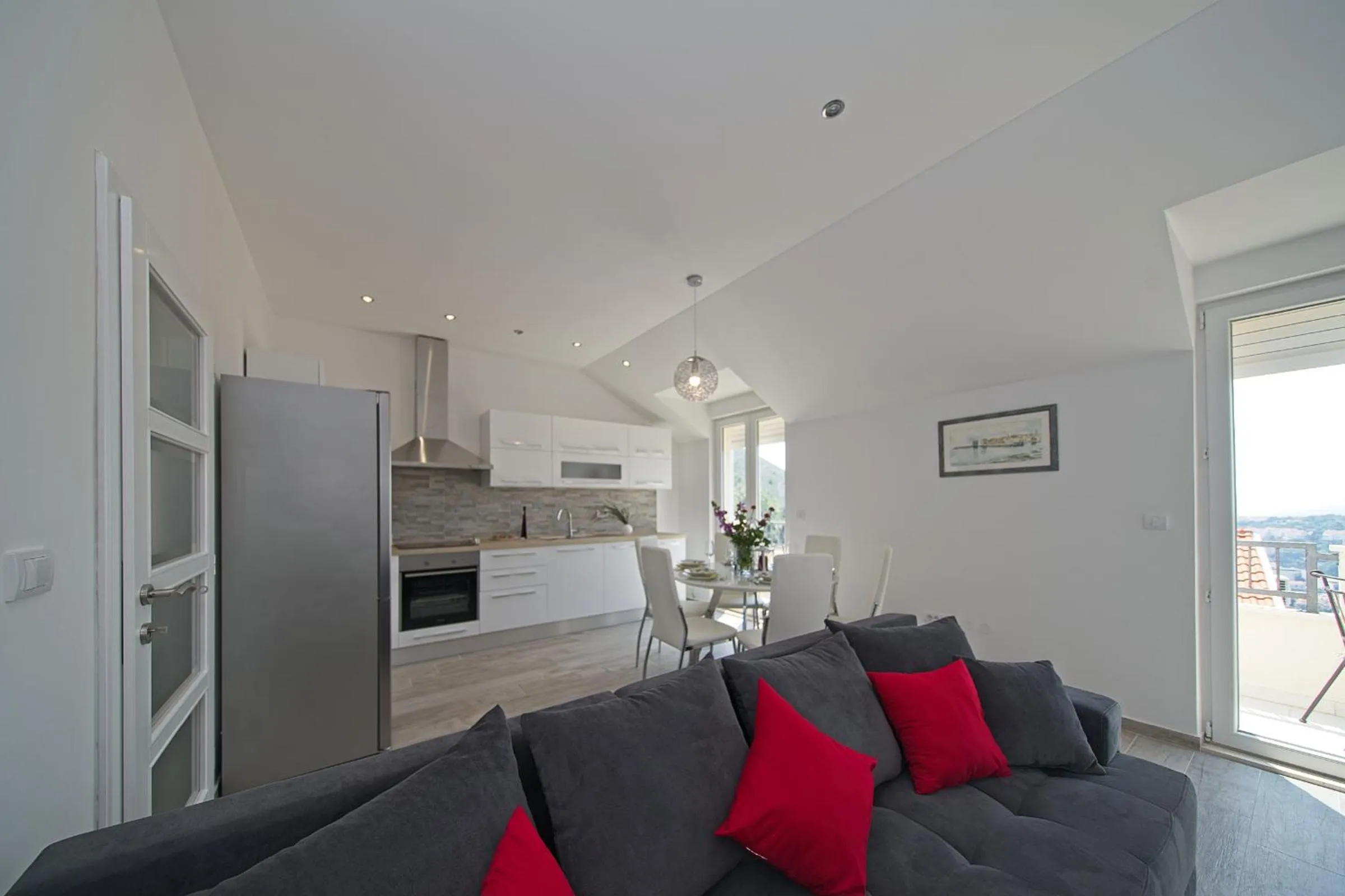 Kitchen or kitchenette in Apartment Dvina
