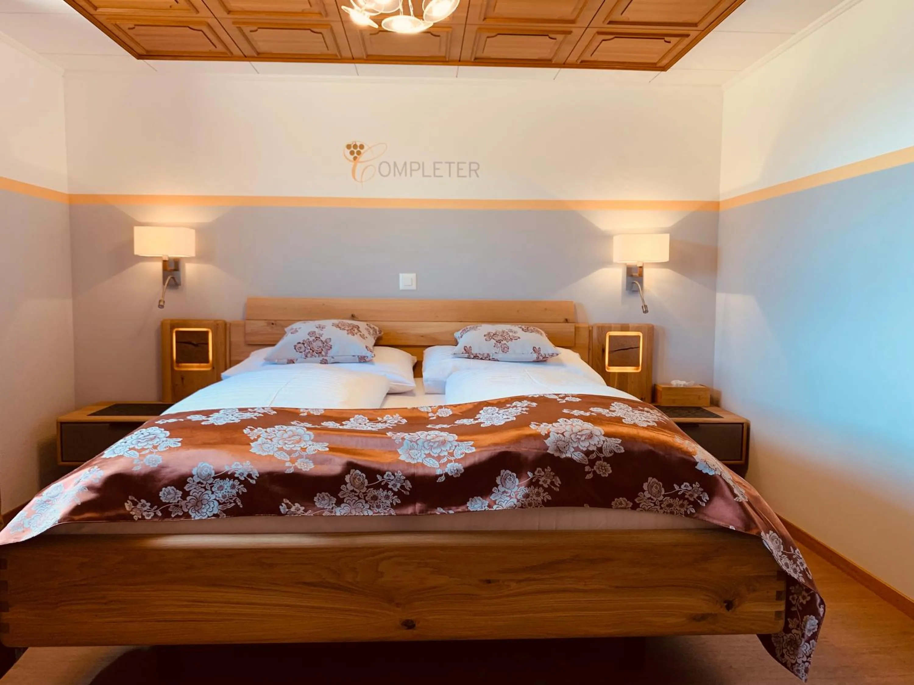 Bed in Gasthof zur Bündte