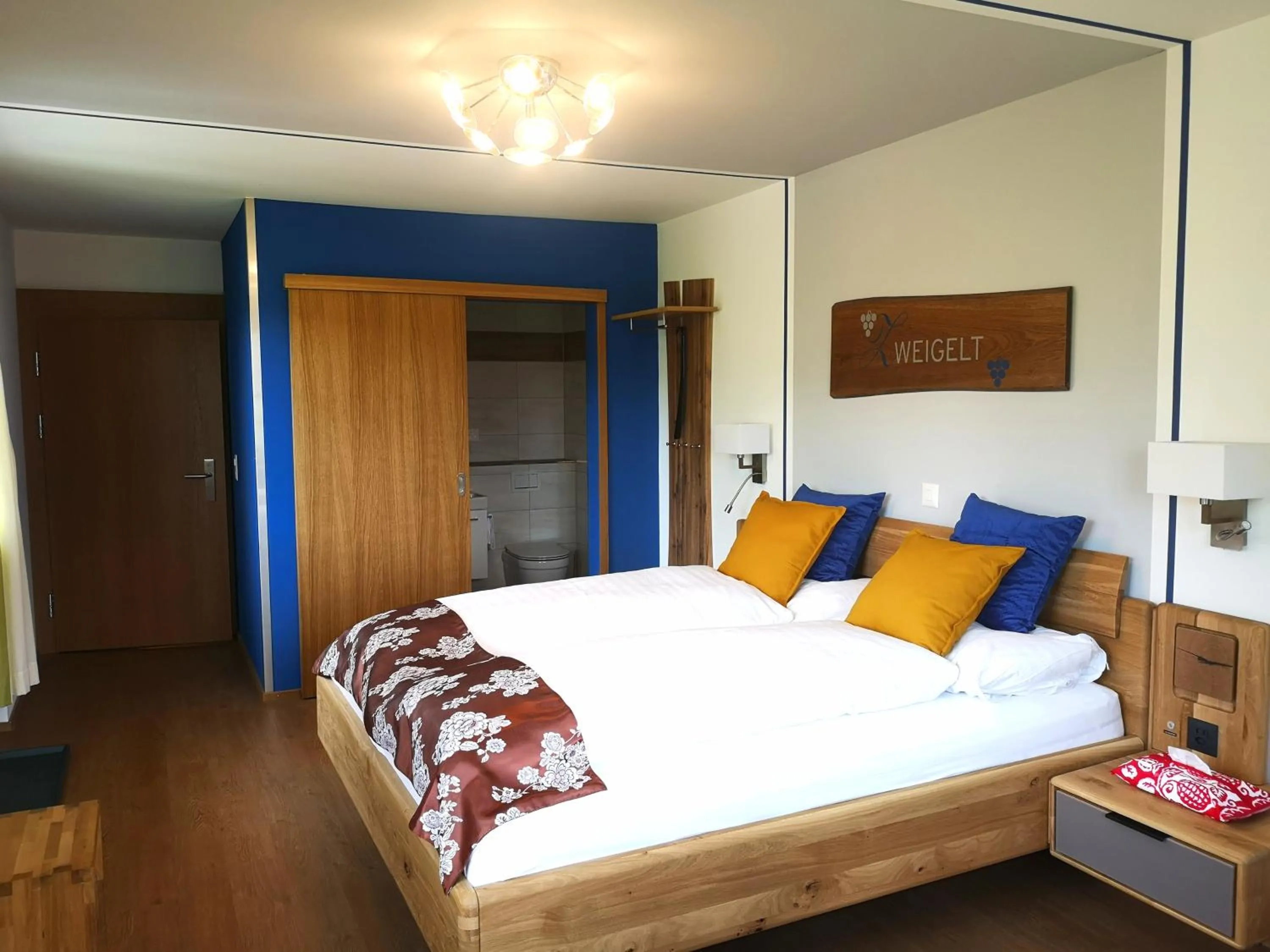 Bed in Gasthof zur Bündte