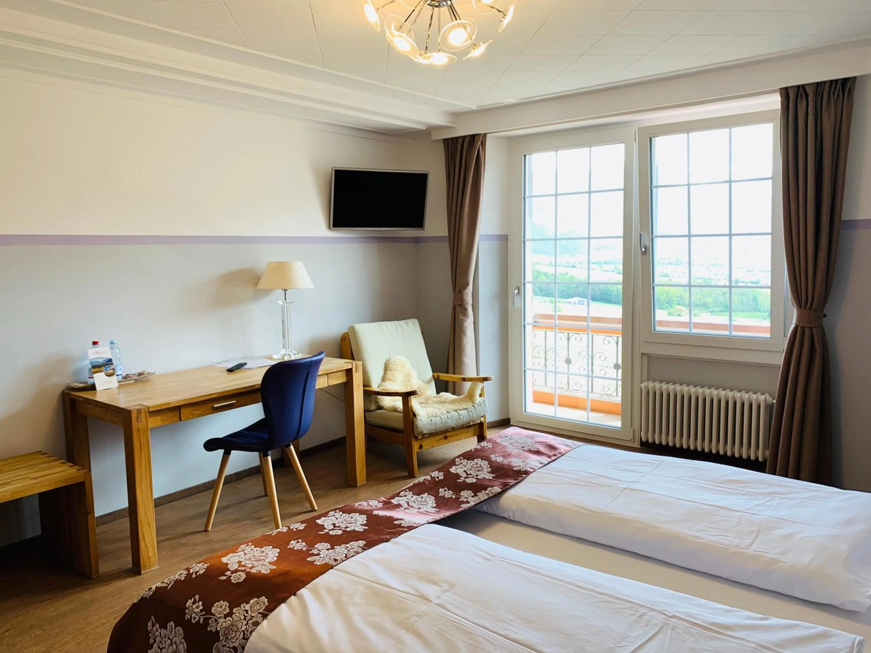 Bed in Gasthof zur Bündte