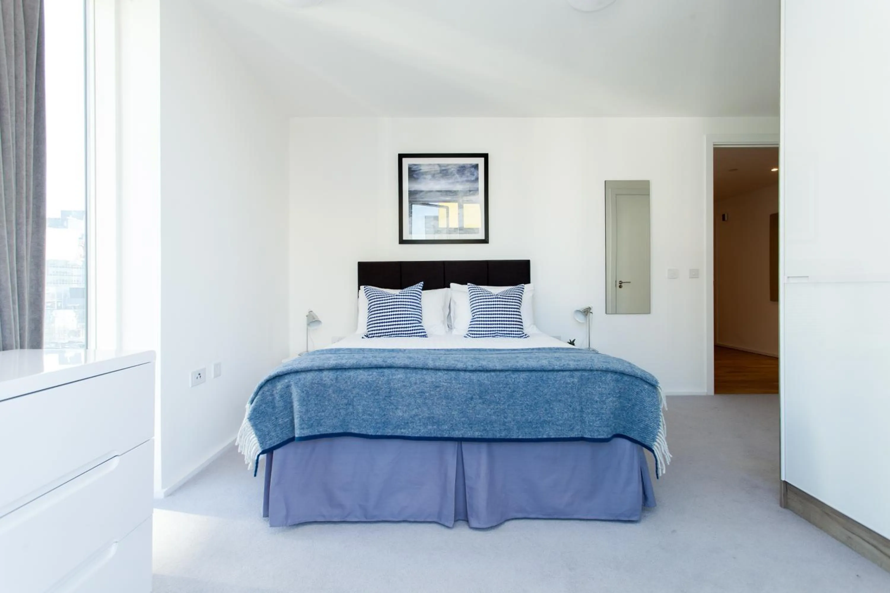 Bed in Clover Court by Aeria Apartments
