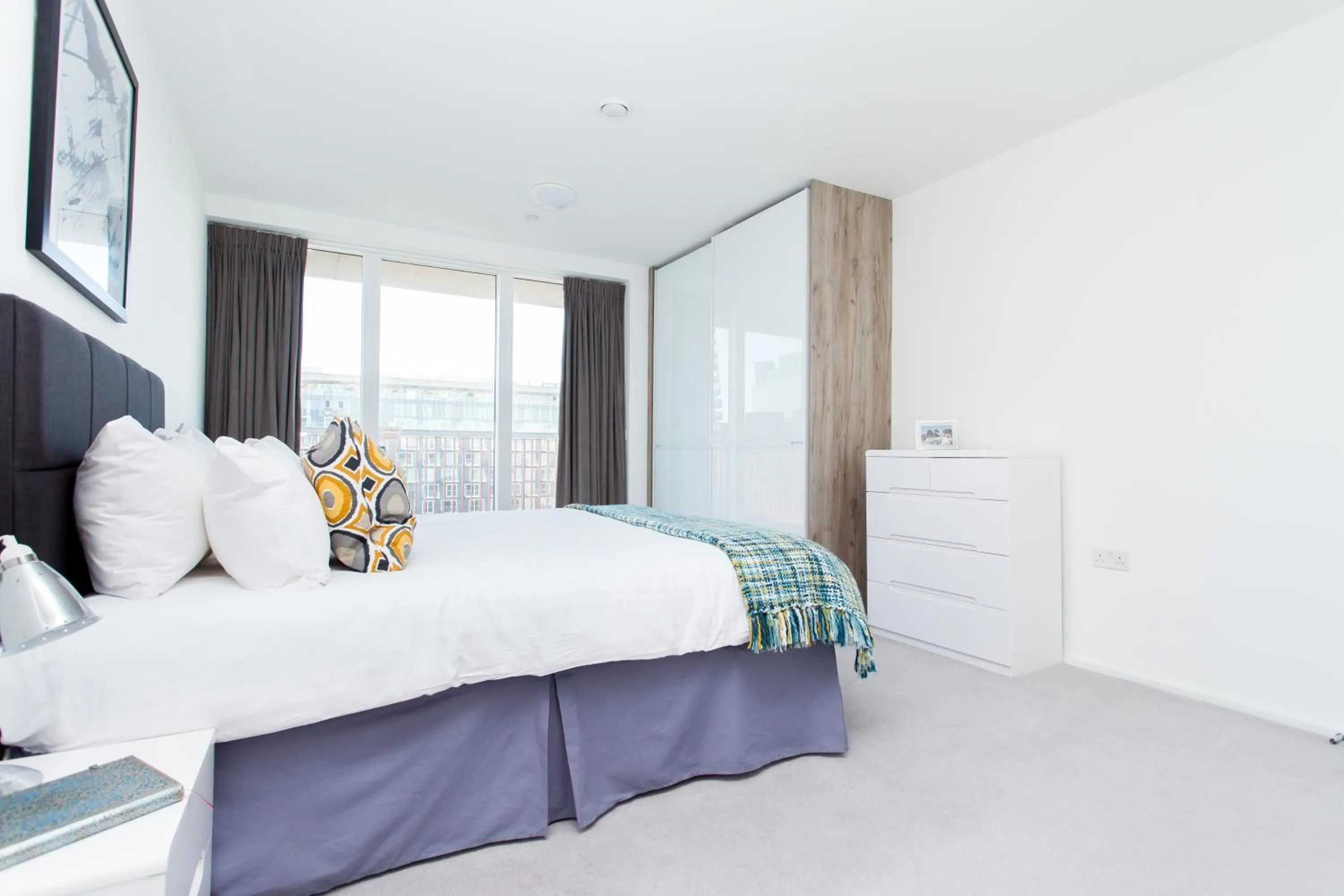 Bed in Clover Court by Aeria Apartments