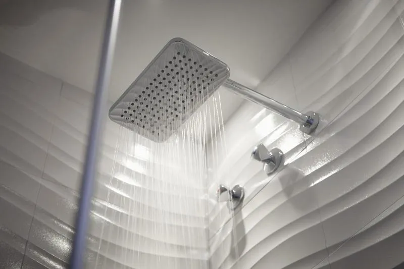 Shower in Bielefelder Berghotel zum Stillen Frieden