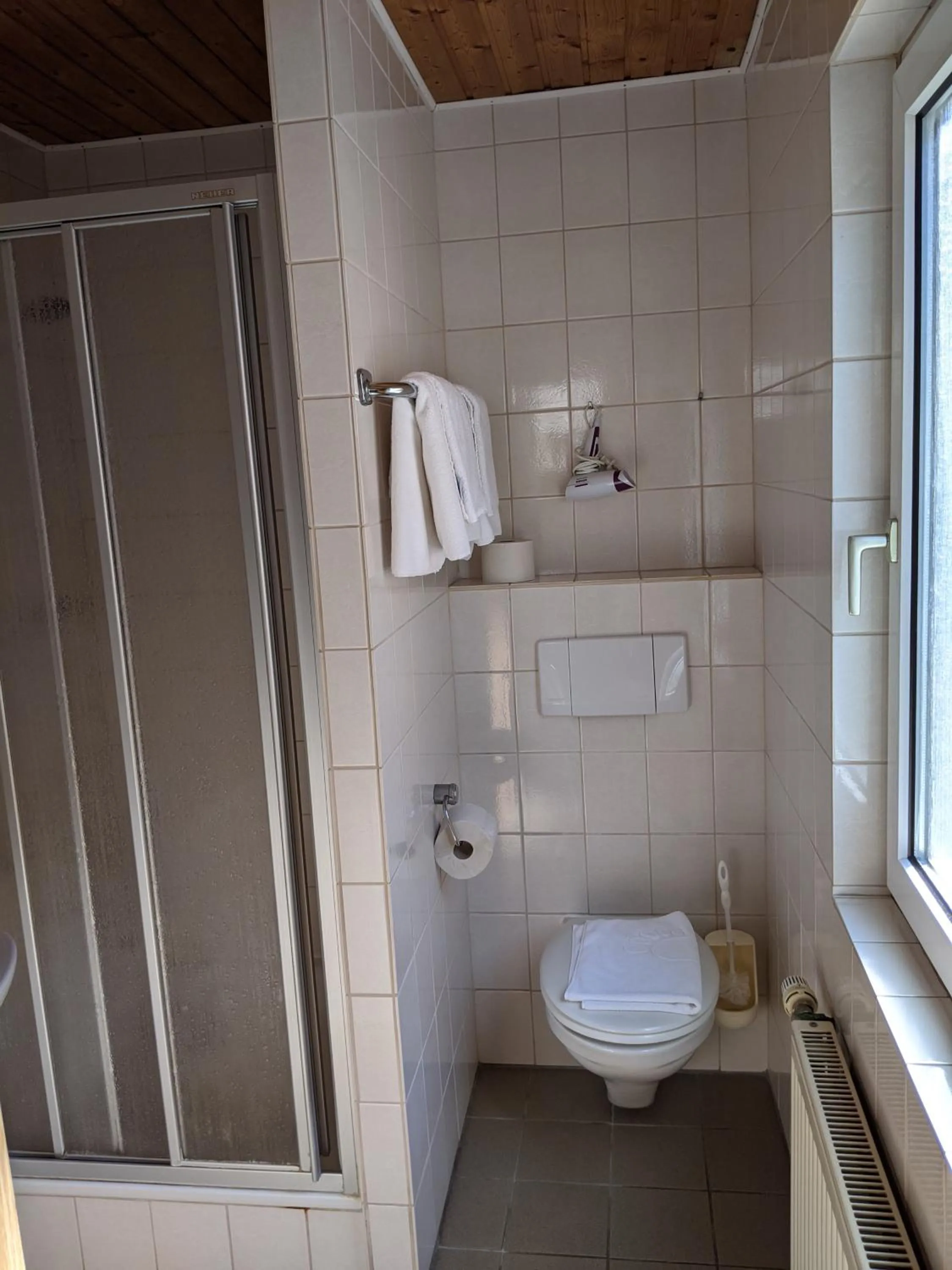 Shower in Hotel Pension Winzerhaus