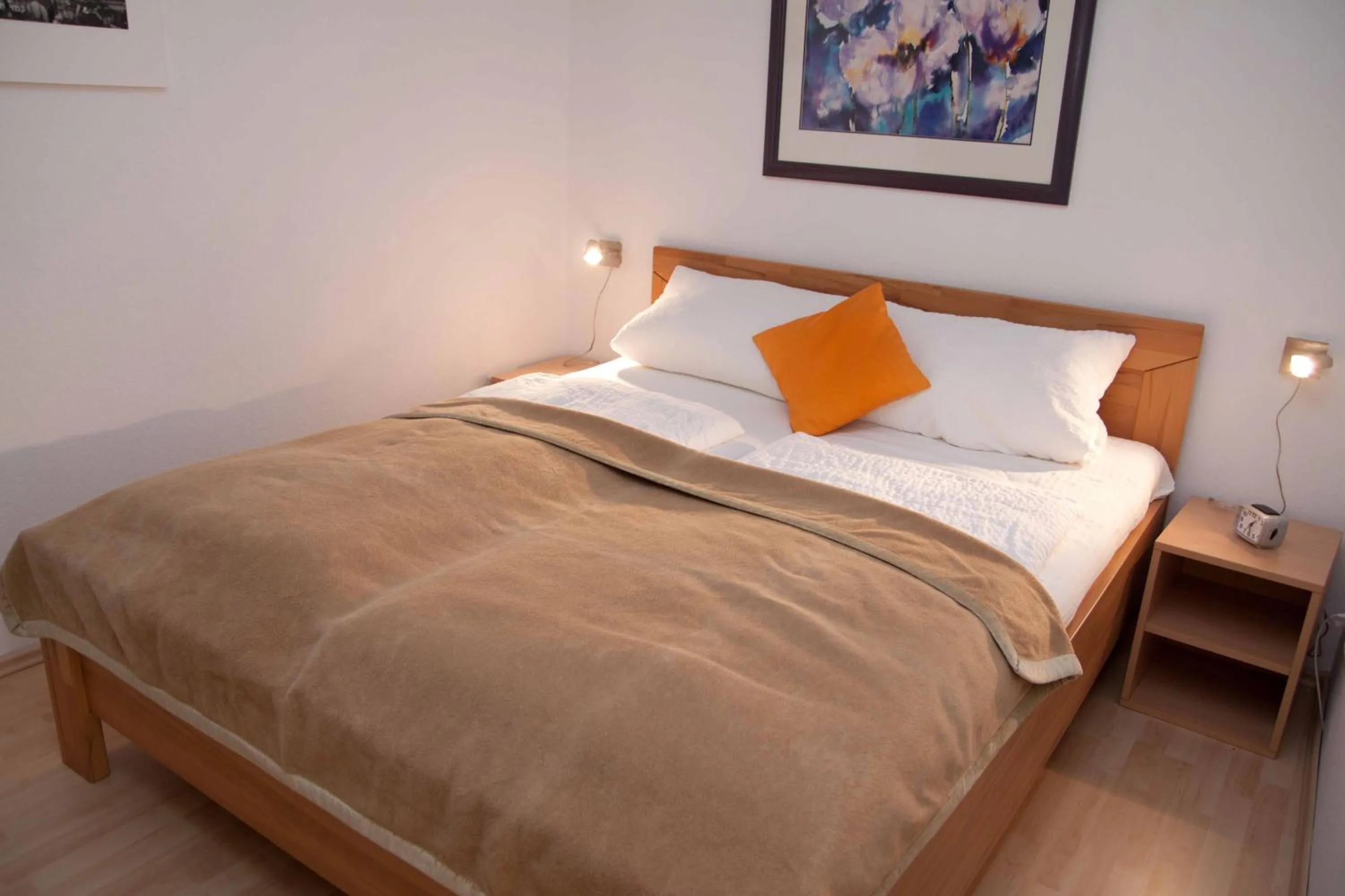 Bed in Apartment Dresden Neustadt