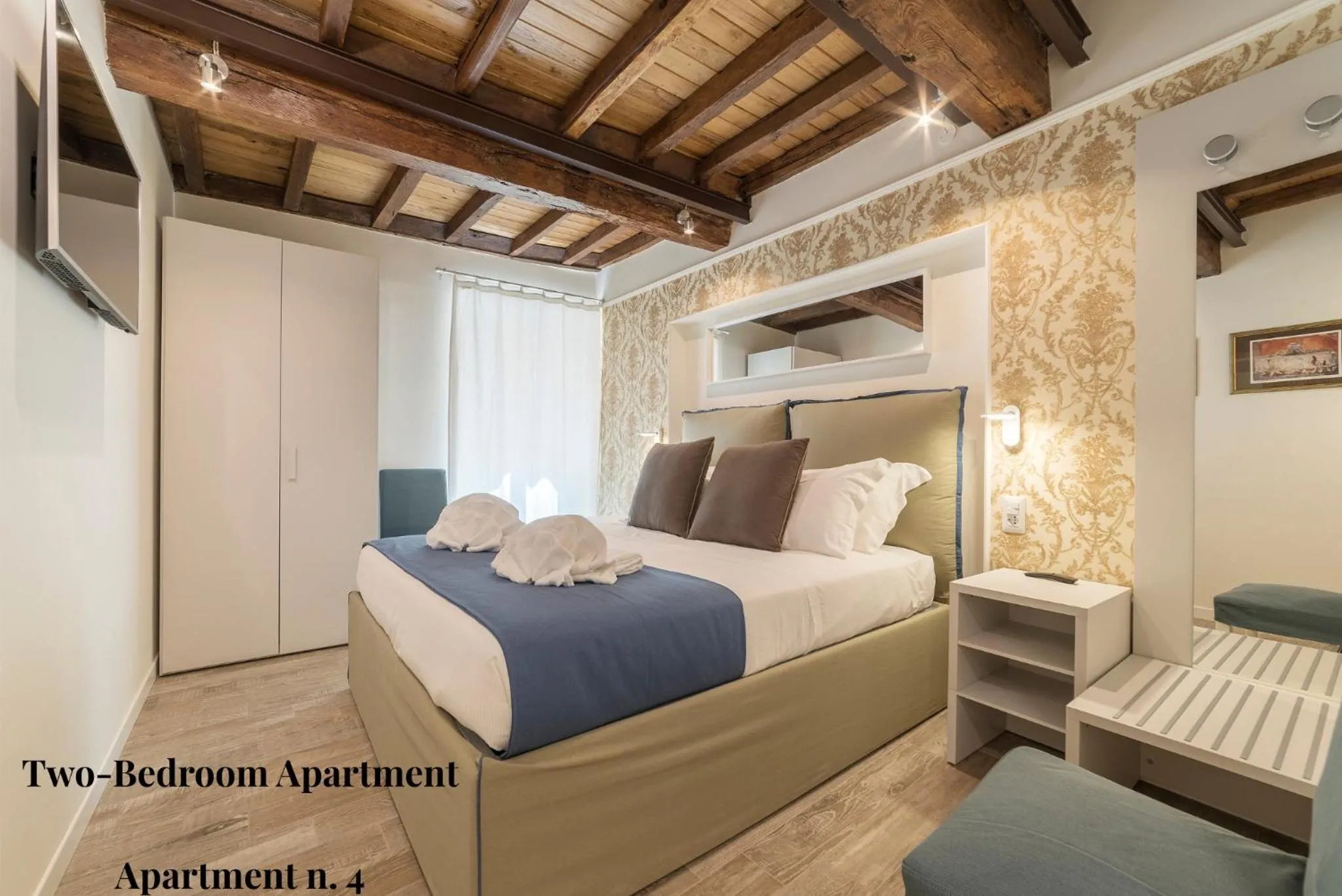 Bed in CS Exclusive Campo de Fiori Palace