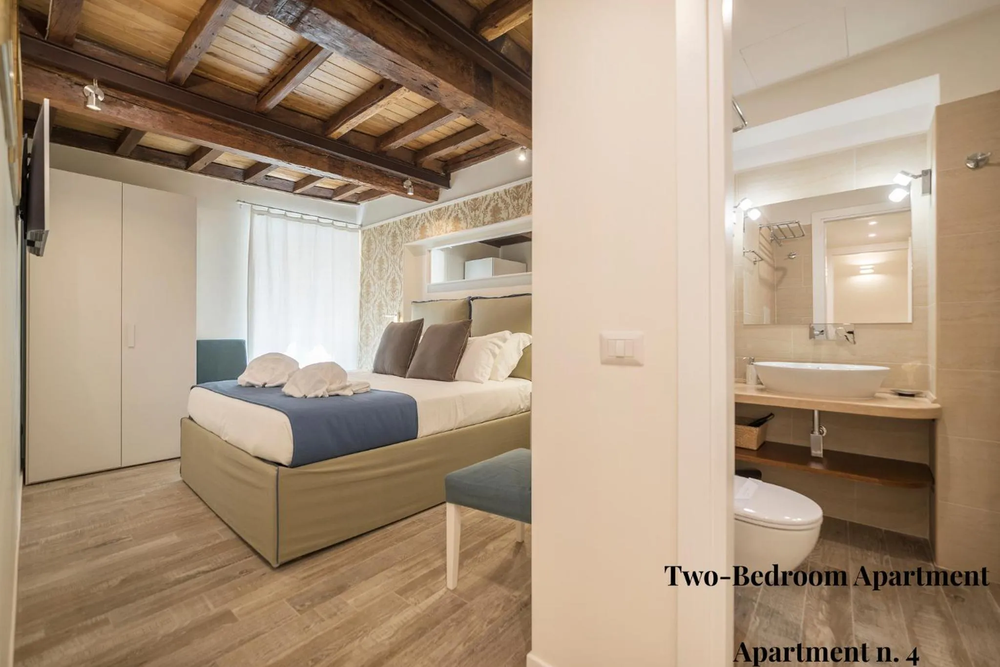 Bed in CS Exclusive Campo de Fiori Palace