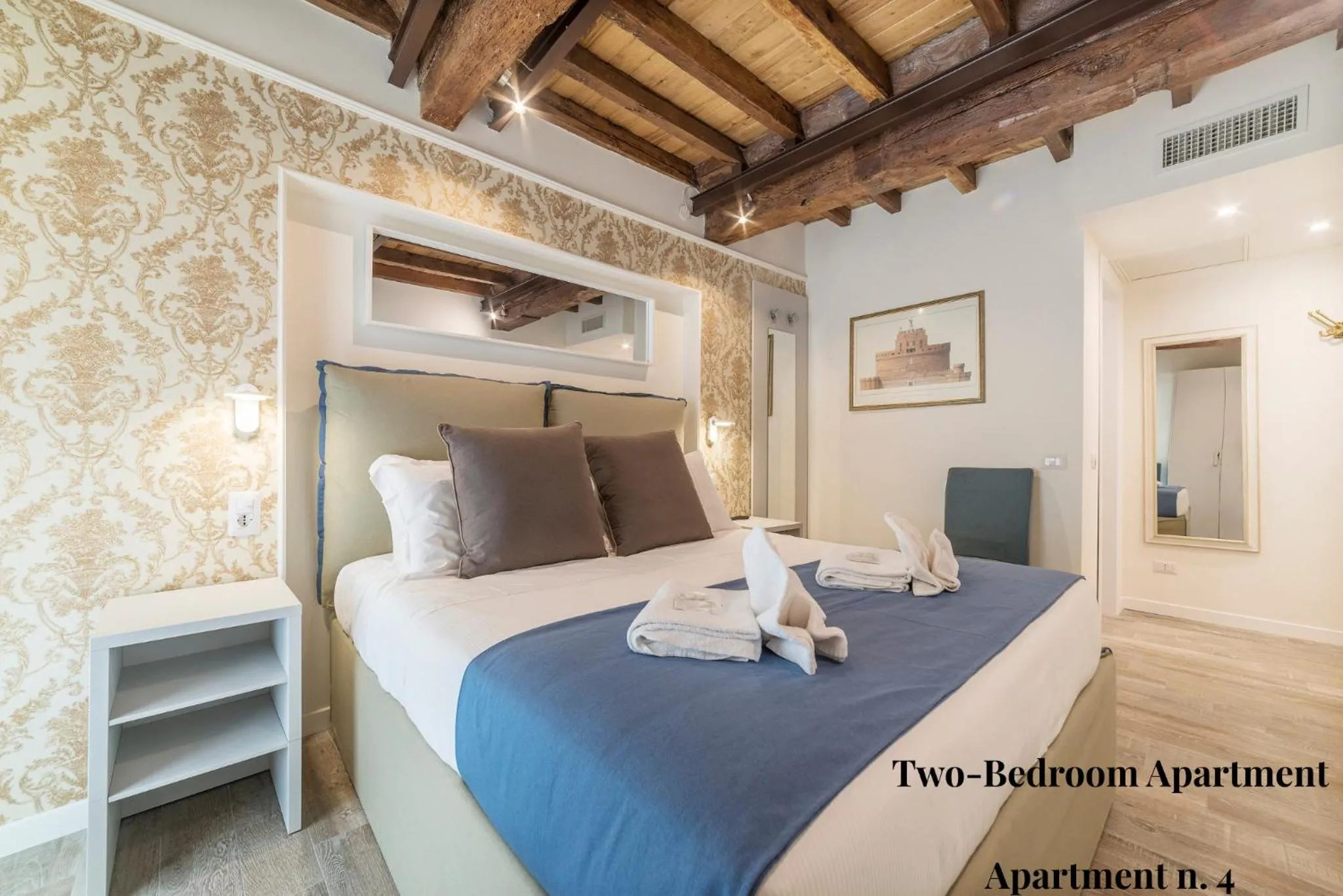 Bed in CS Exclusive Campo de Fiori Palace