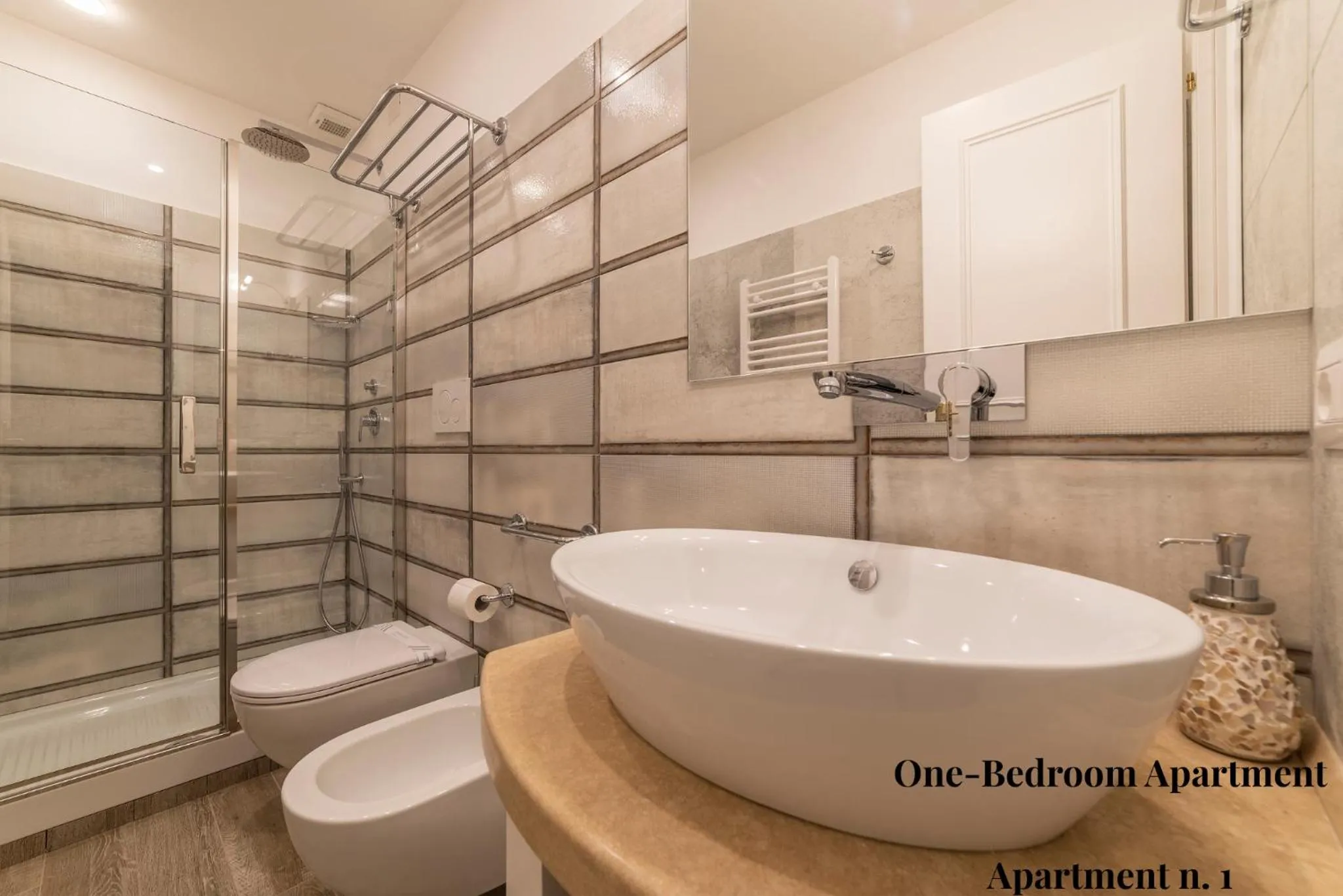 Shower in CS Exclusive Campo de Fiori Palace