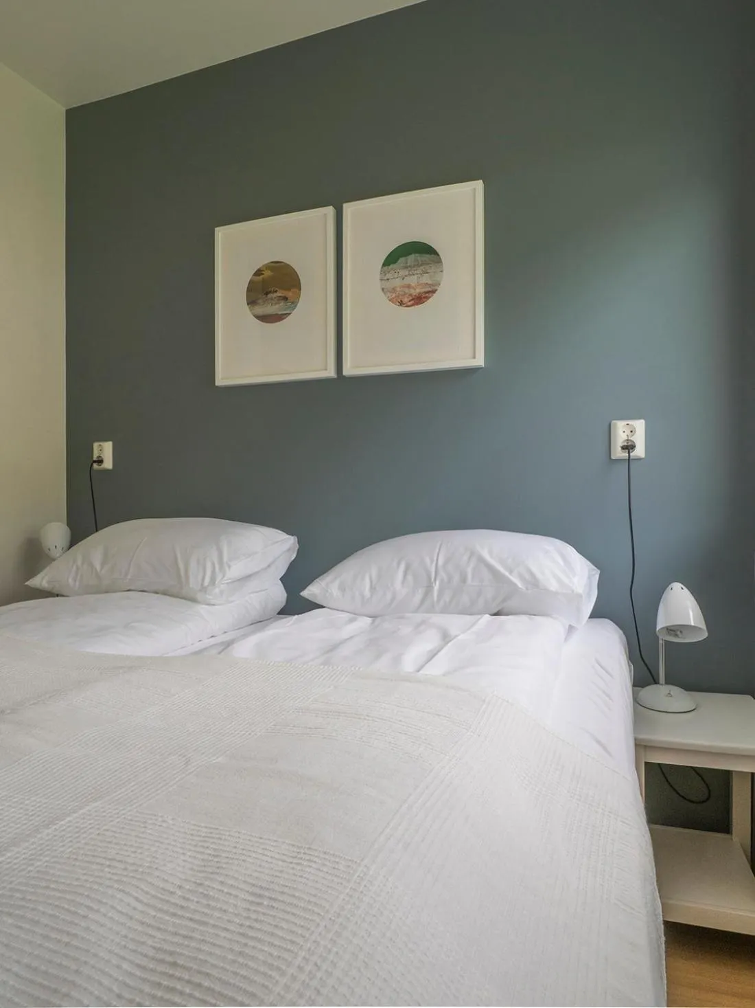 Decorative detail, Bed in Seydisfjördur Guesthouse