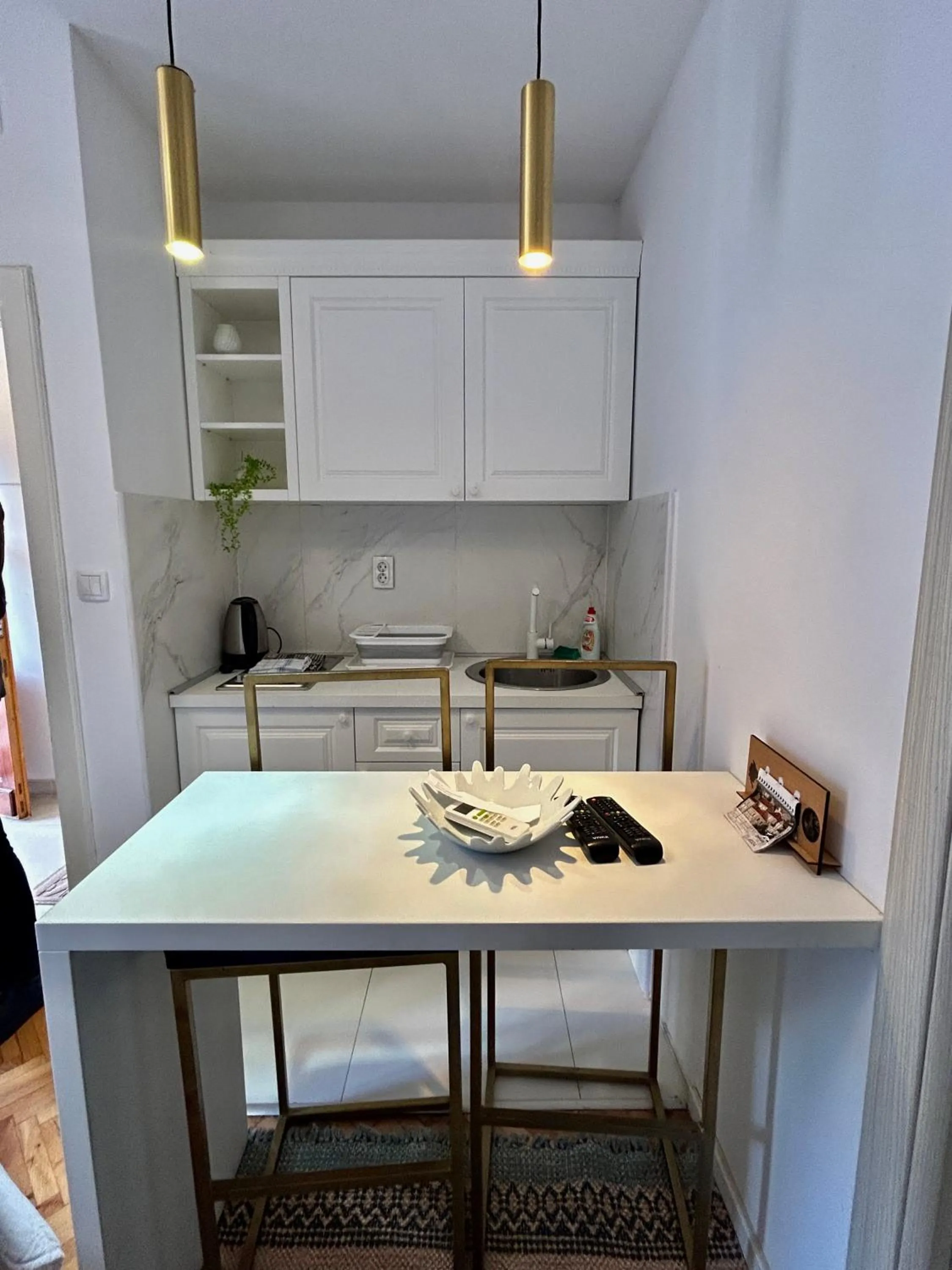 Kitchen or kitchenette in Apartments Marković