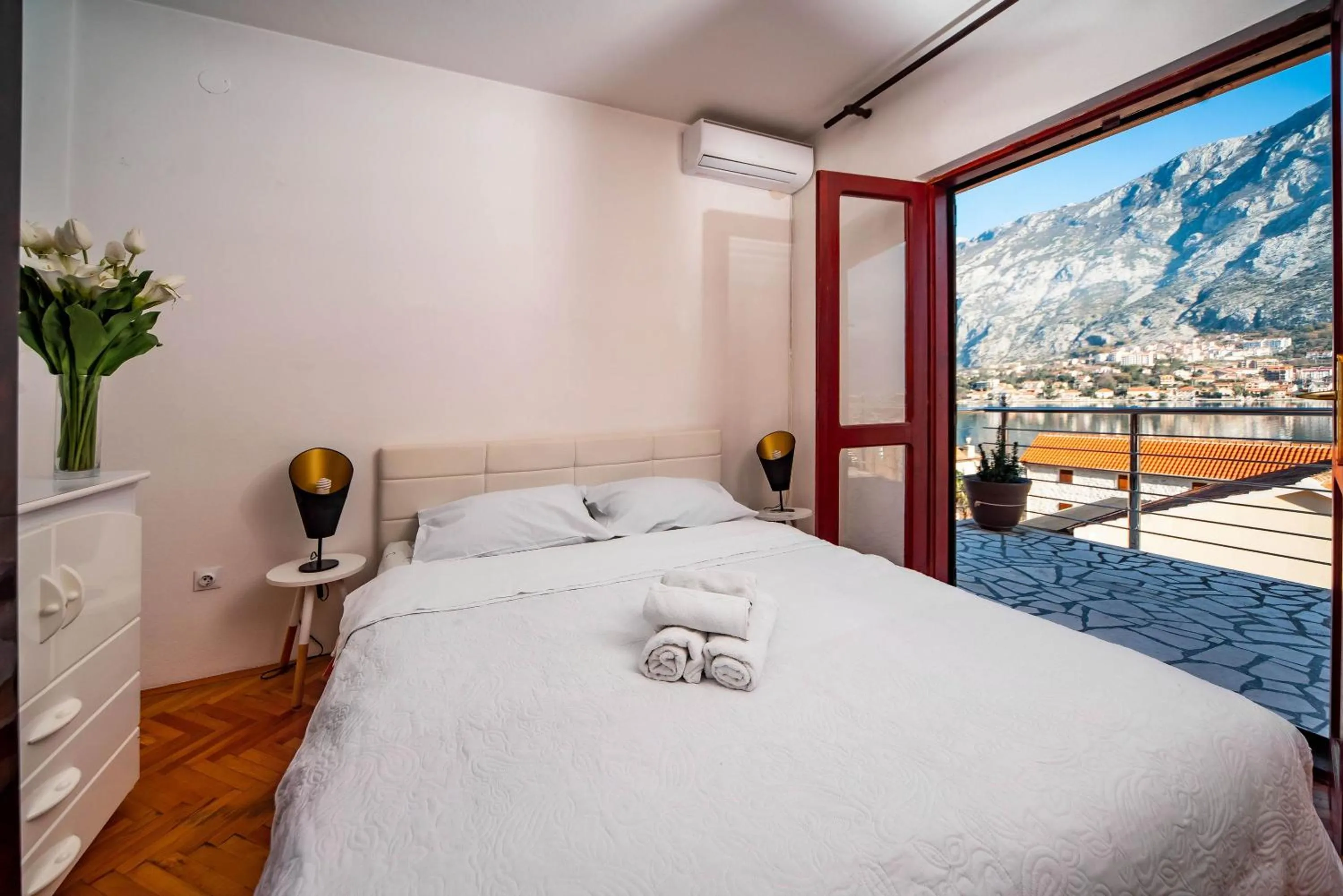 Bedroom, Bed in Apartments Marković