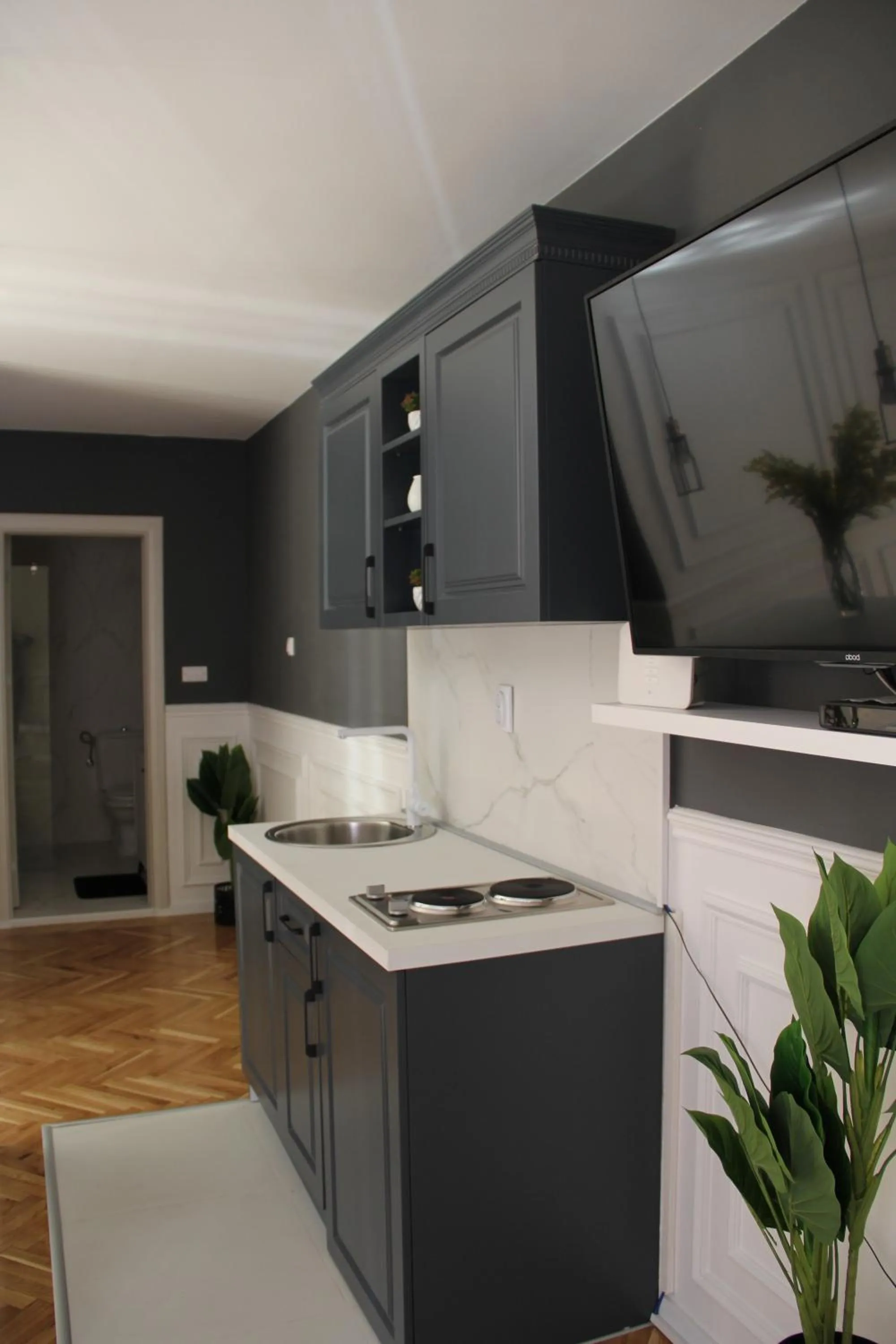 Kitchen or kitchenette in Apartments Marković