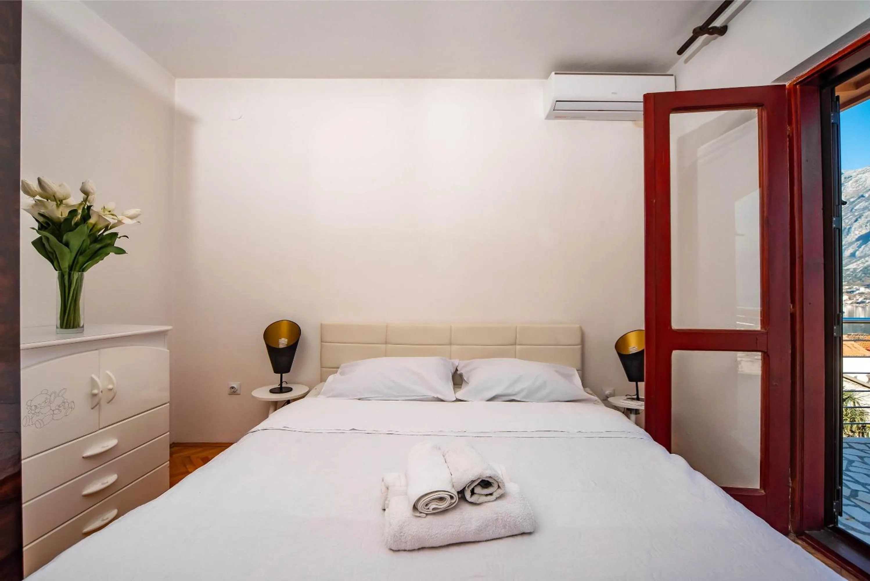 Bedroom, Bed in Apartments Marković