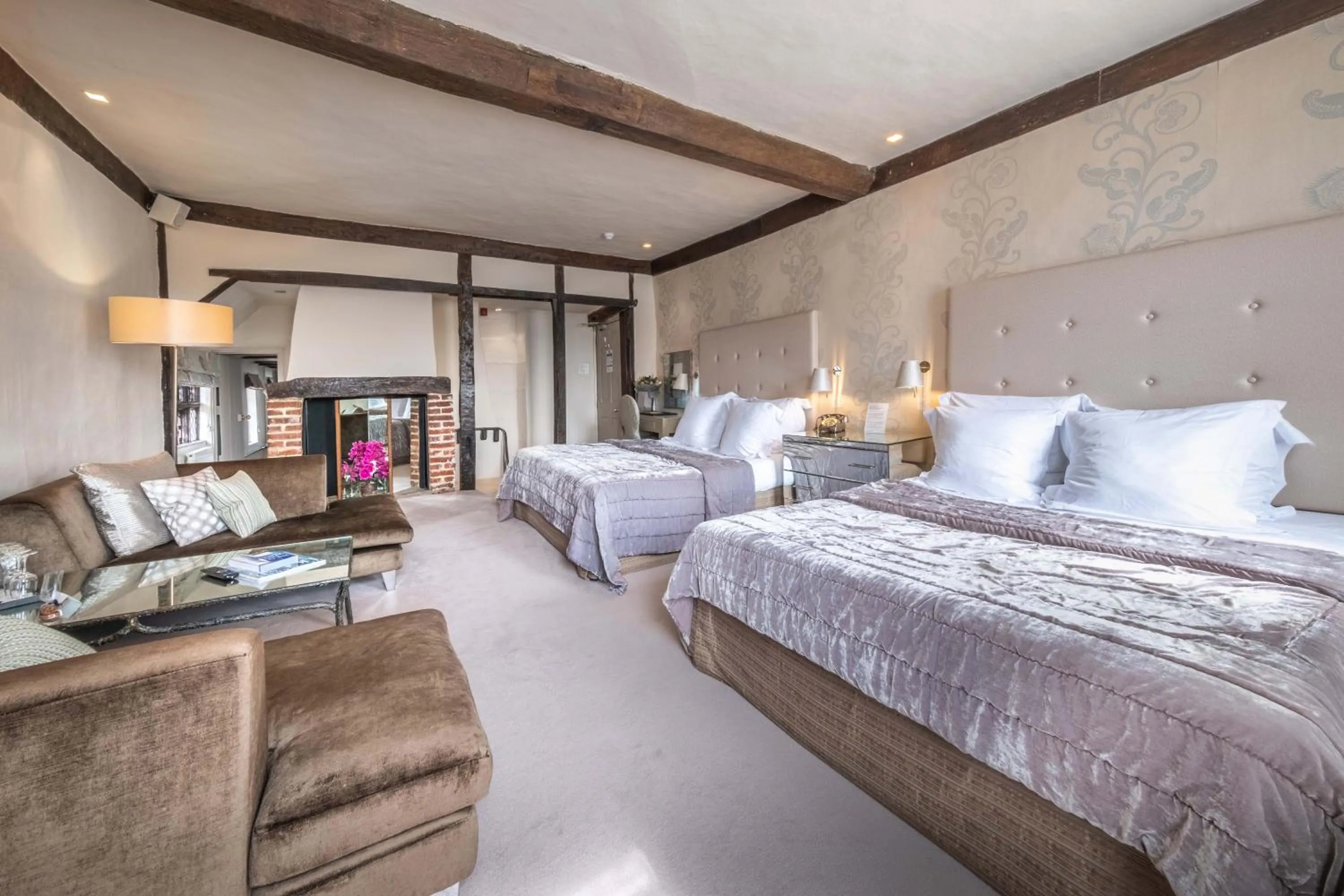 Room 2 - Double Twin in The Great House Lavenham Hotel & Restaurant