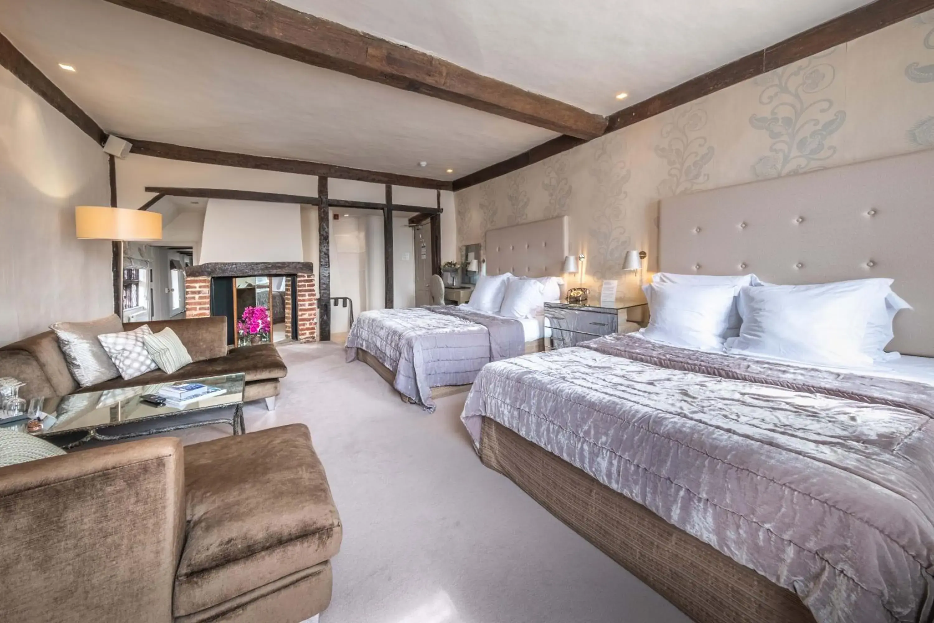 Room 2 - Double Twin in The Great House Lavenham Hotel & Restaurant Room 2 - Double Twin in The Great House Lavenham Hotel & Restaurant