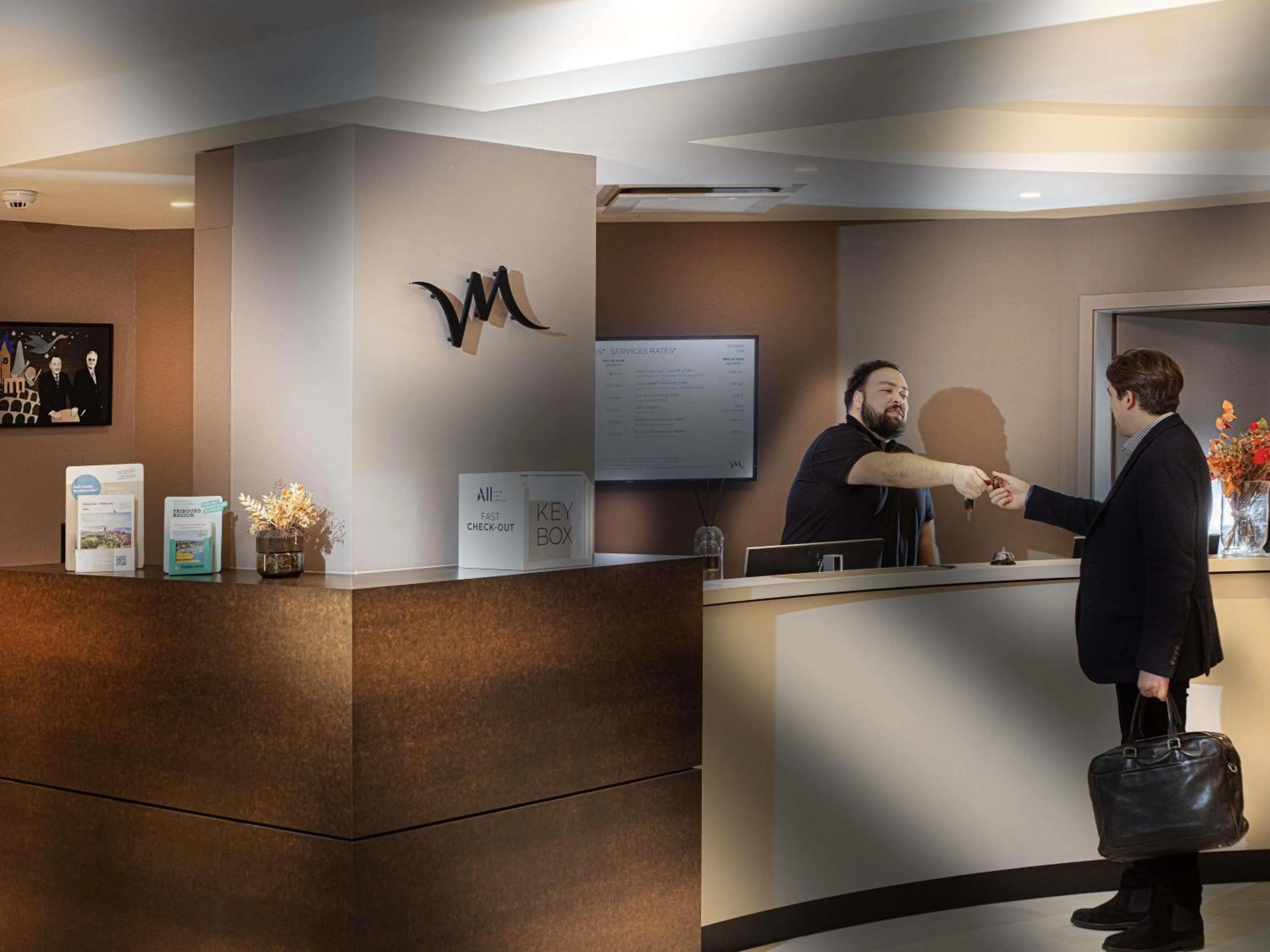 Lounge or bar in Mercure Fribourg Centre Remparts