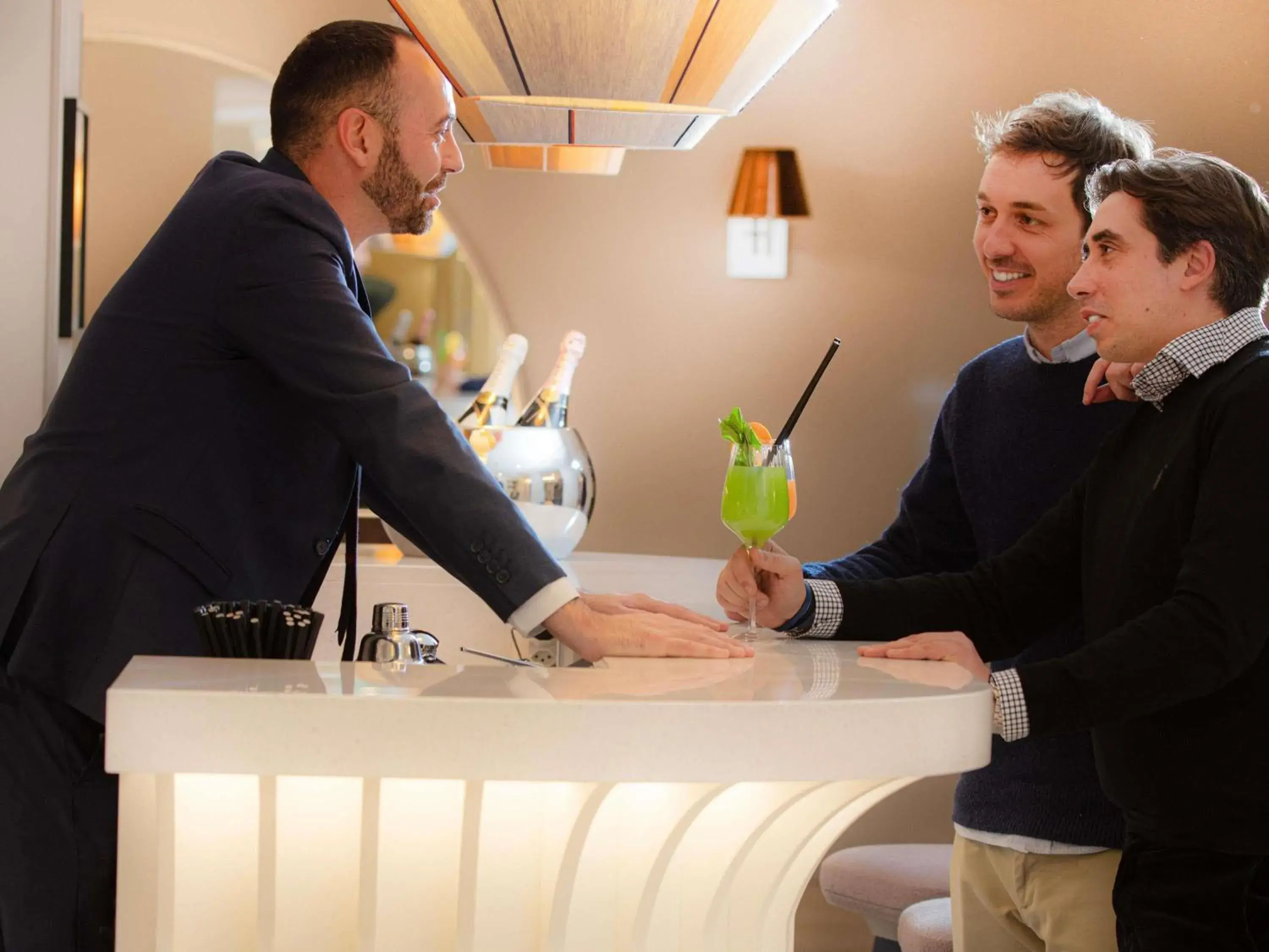 Lounge or bar in Mercure Fribourg Centre Remparts Lounge or bar in Mercure Fribourg Centre Remparts